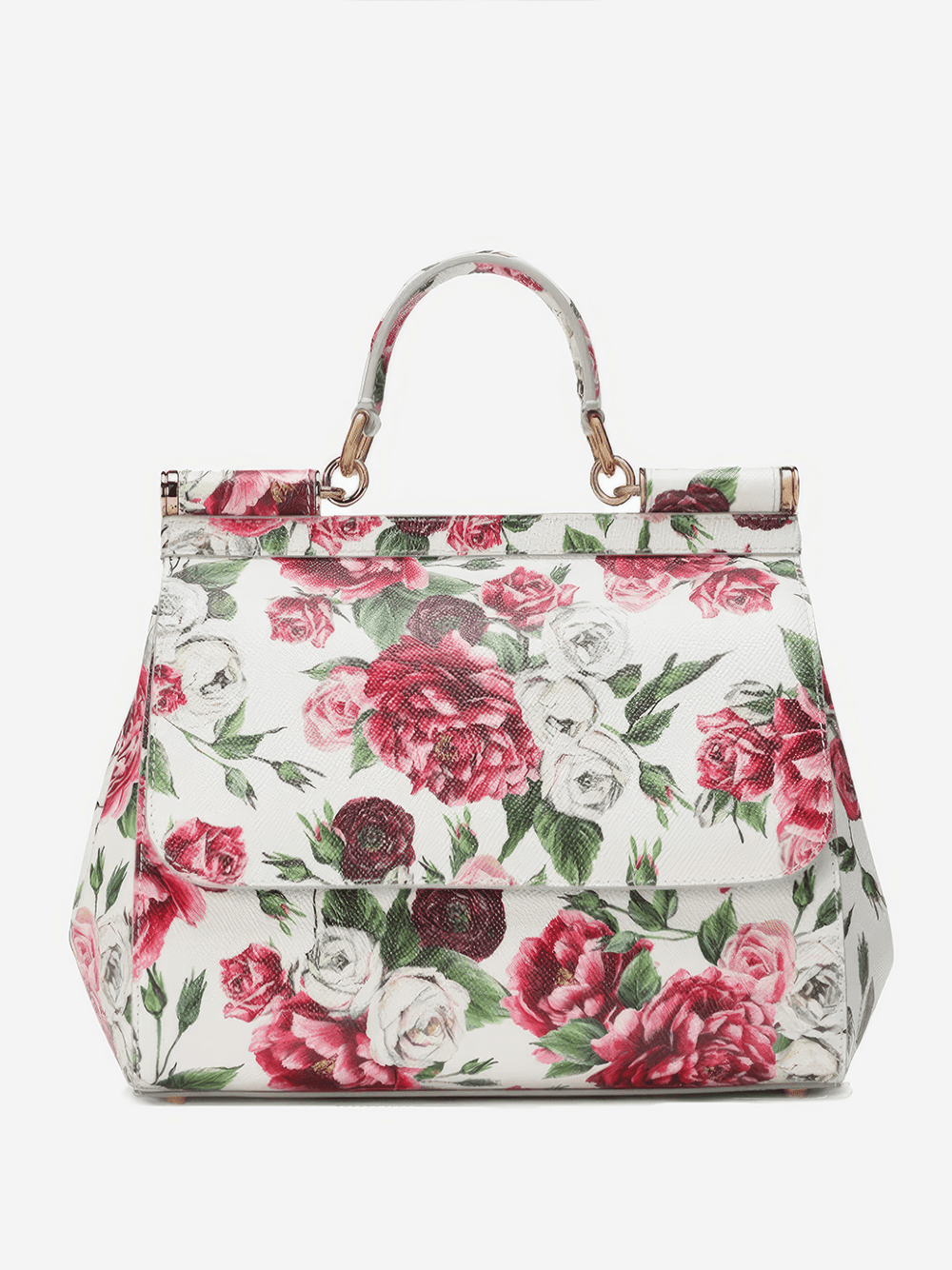 Dolce & Gabbana All-Over Roses Sicily Handbag