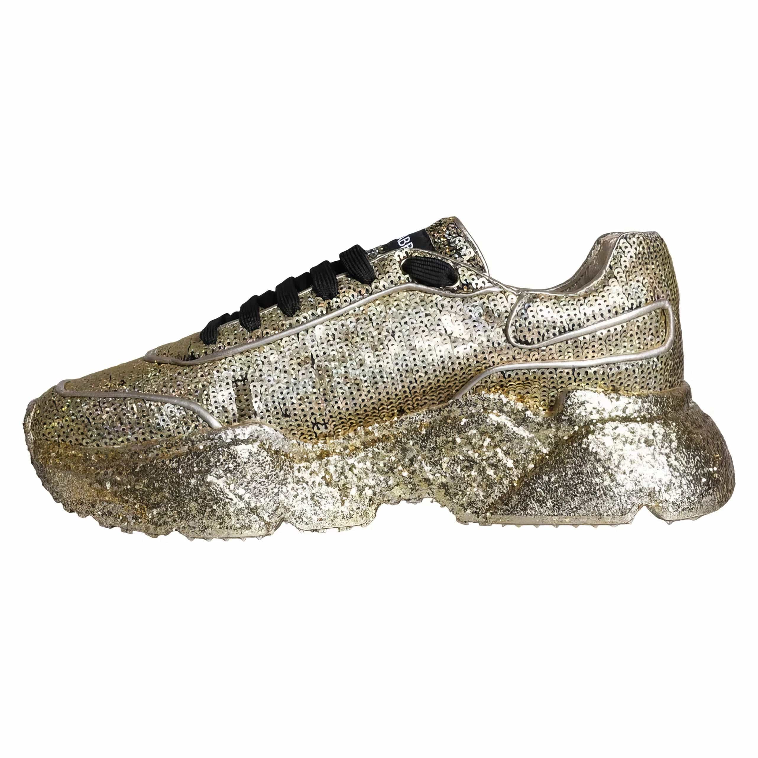 Dolce & Gabbana All-Over Sequin Daymaster Sneakers