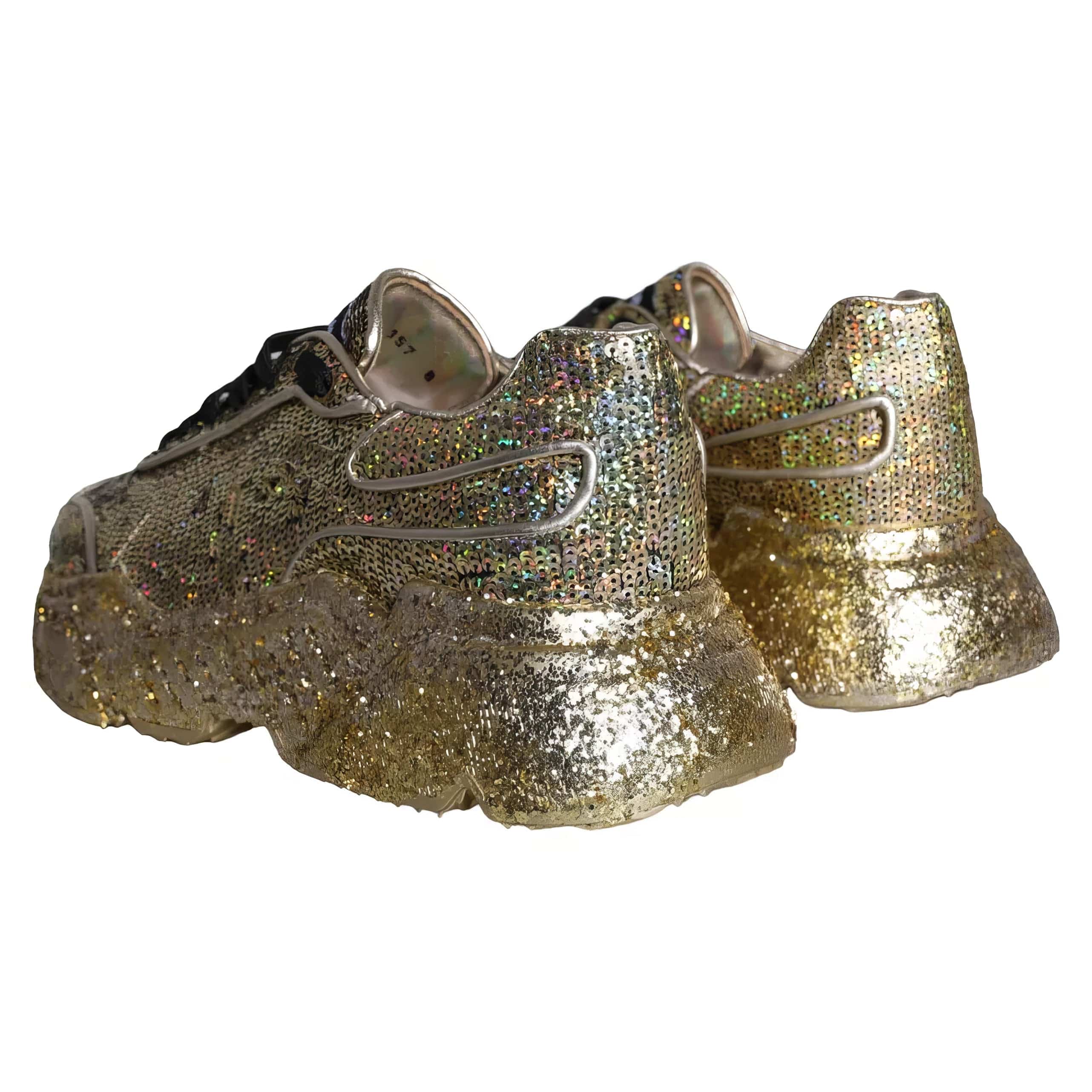 Dolce & Gabbana All-Over Sequin Daymaster Sneakers