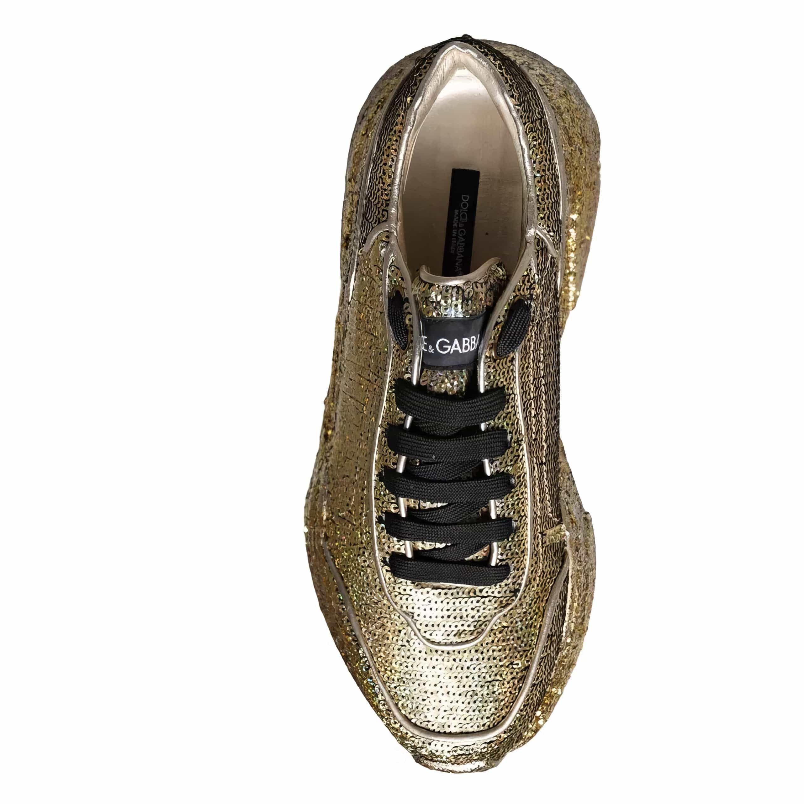 Dolce & Gabbana All-Over Sequin Daymaster Sneakers