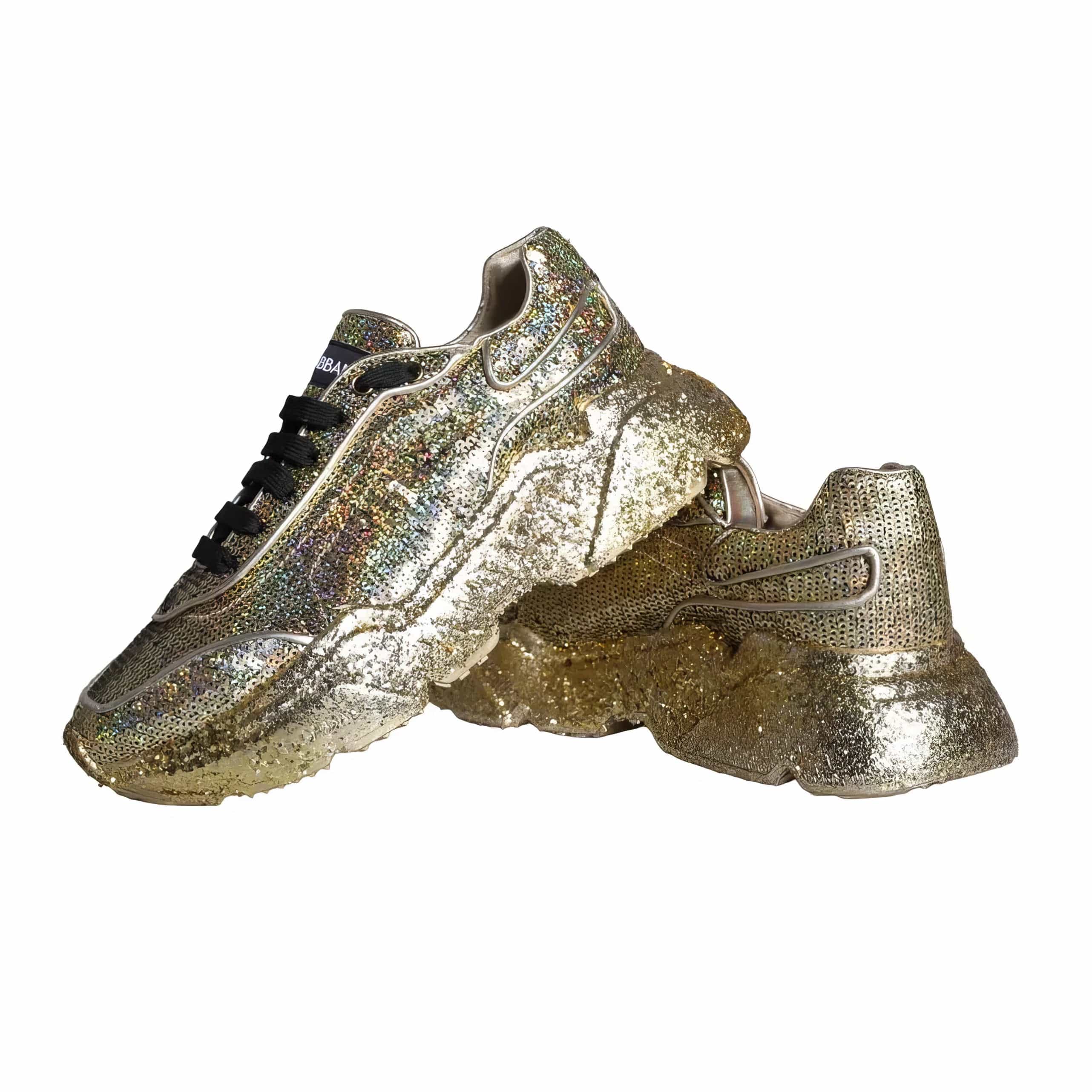 Dolce & Gabbana All-Over Sequin Daymaster Sneakers