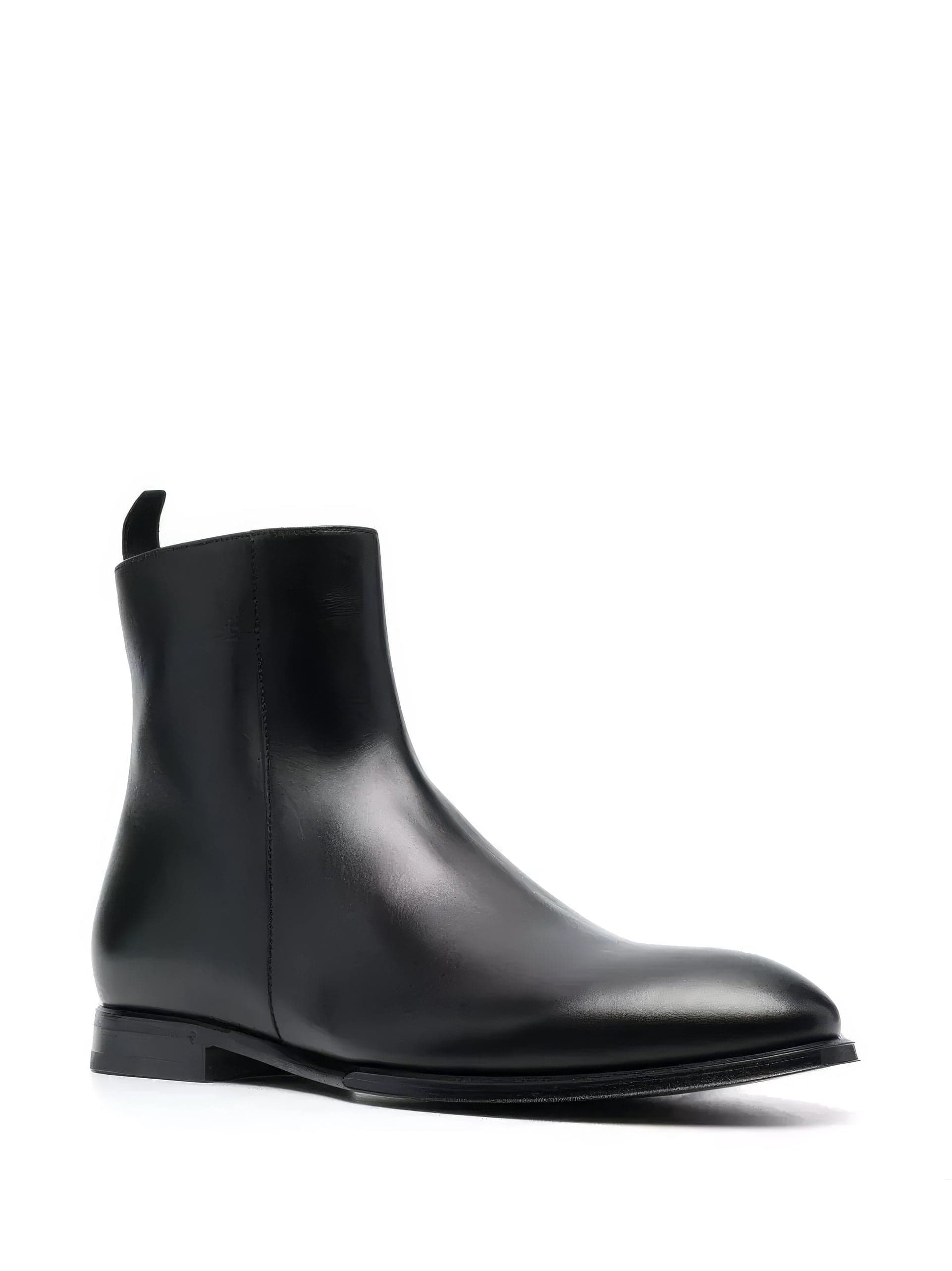 Dolce & Gabbana Almond-Toe Polished Boots