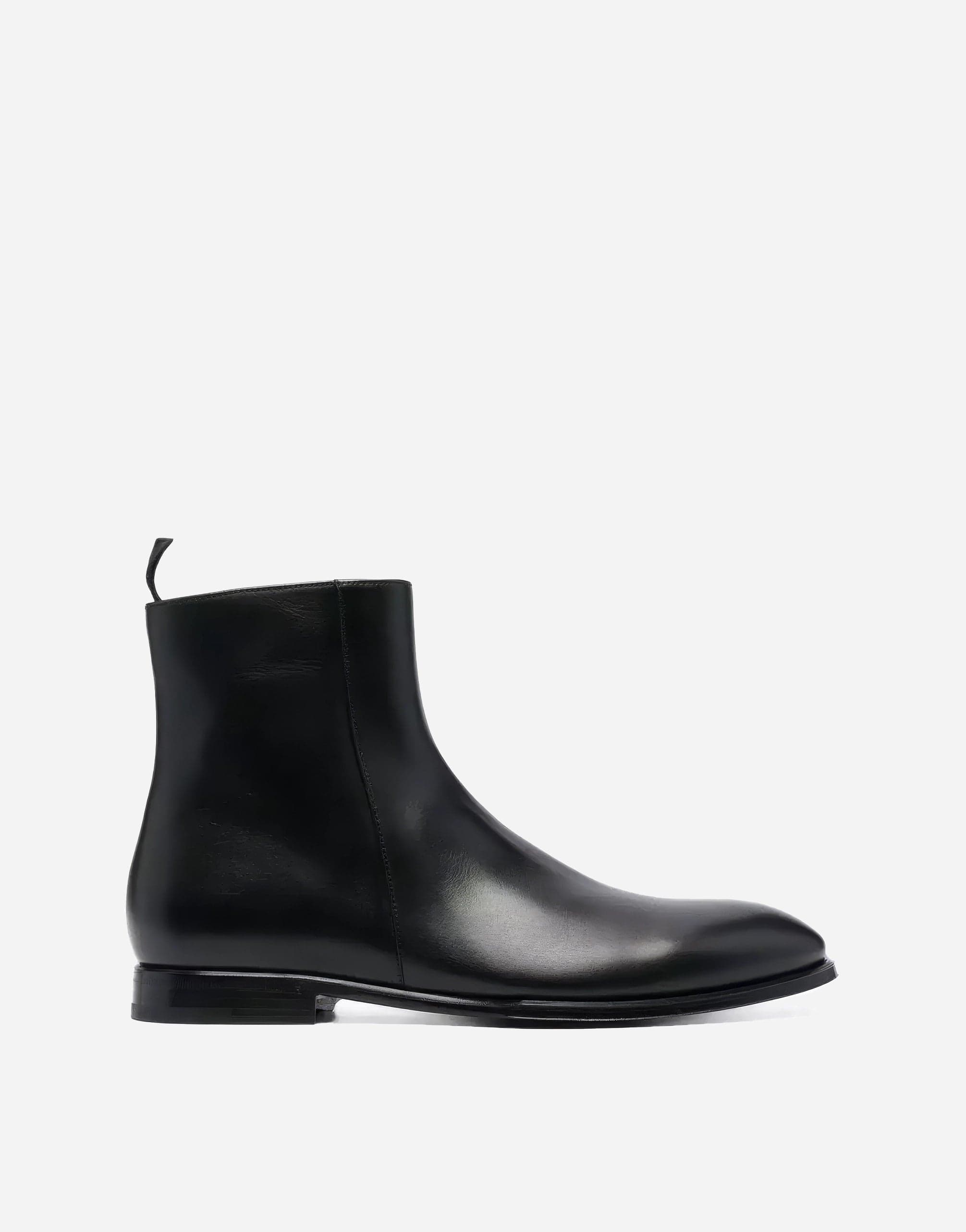 Dolce & Gabbana Almond-Toe Polished Boots