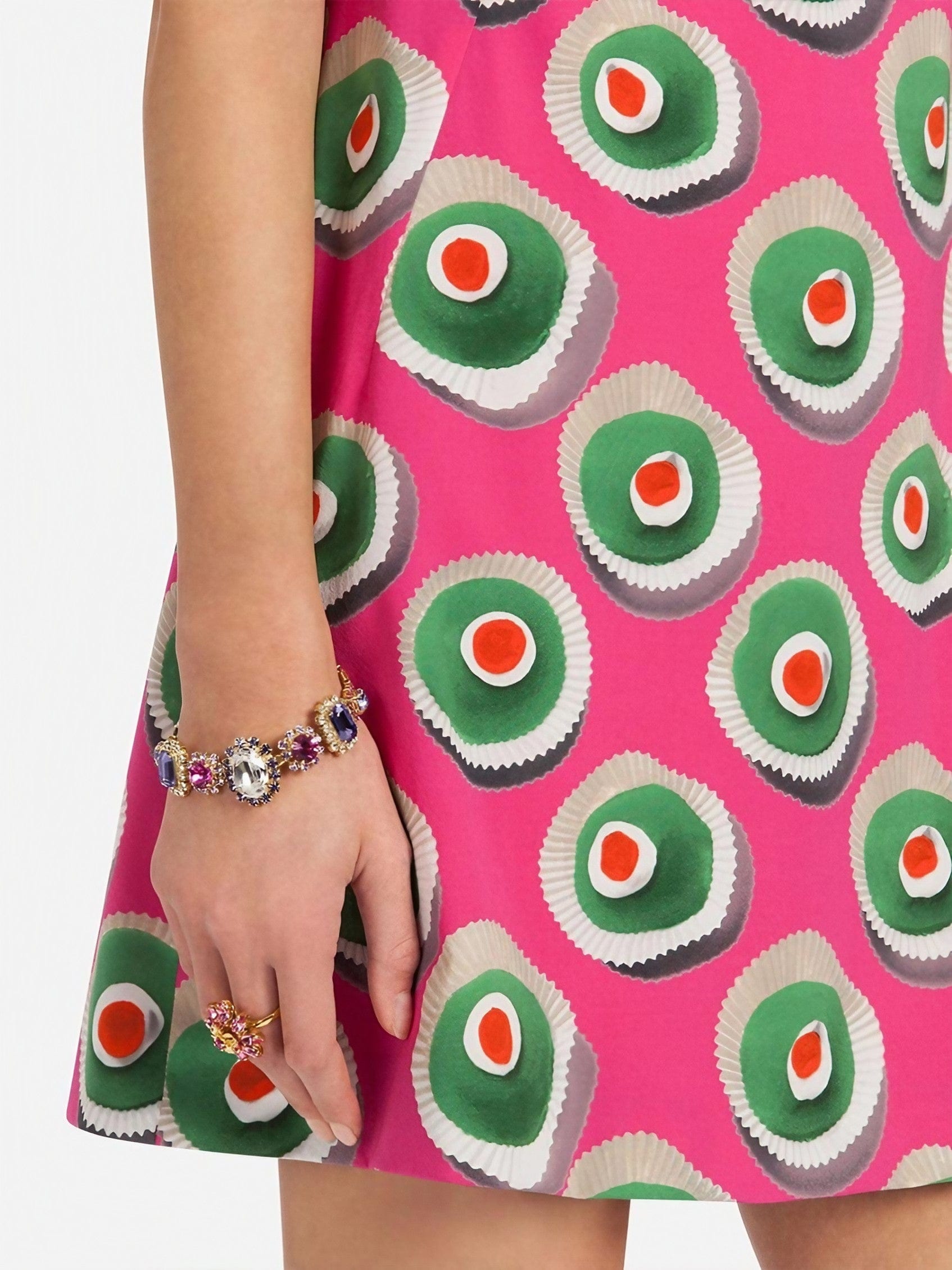 Dolce & Gabbana Amore Can A-line Print Dress
