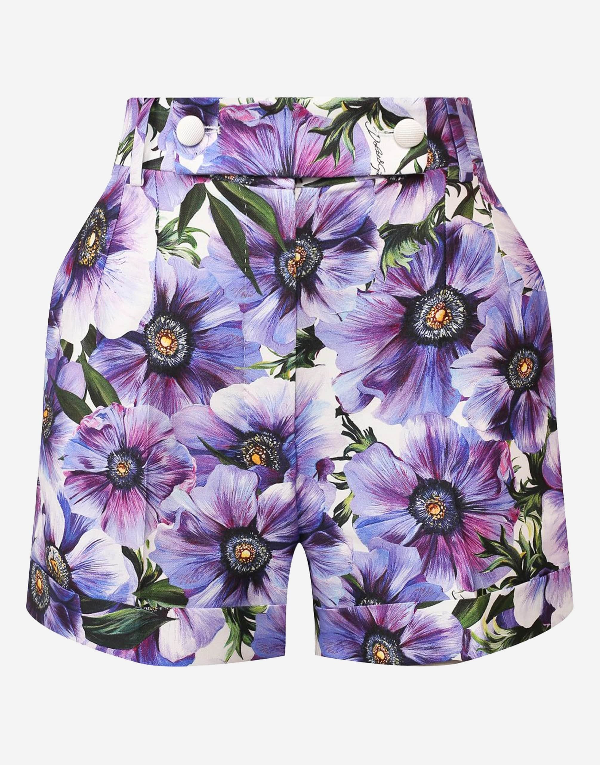 Anemone Print Shorts
