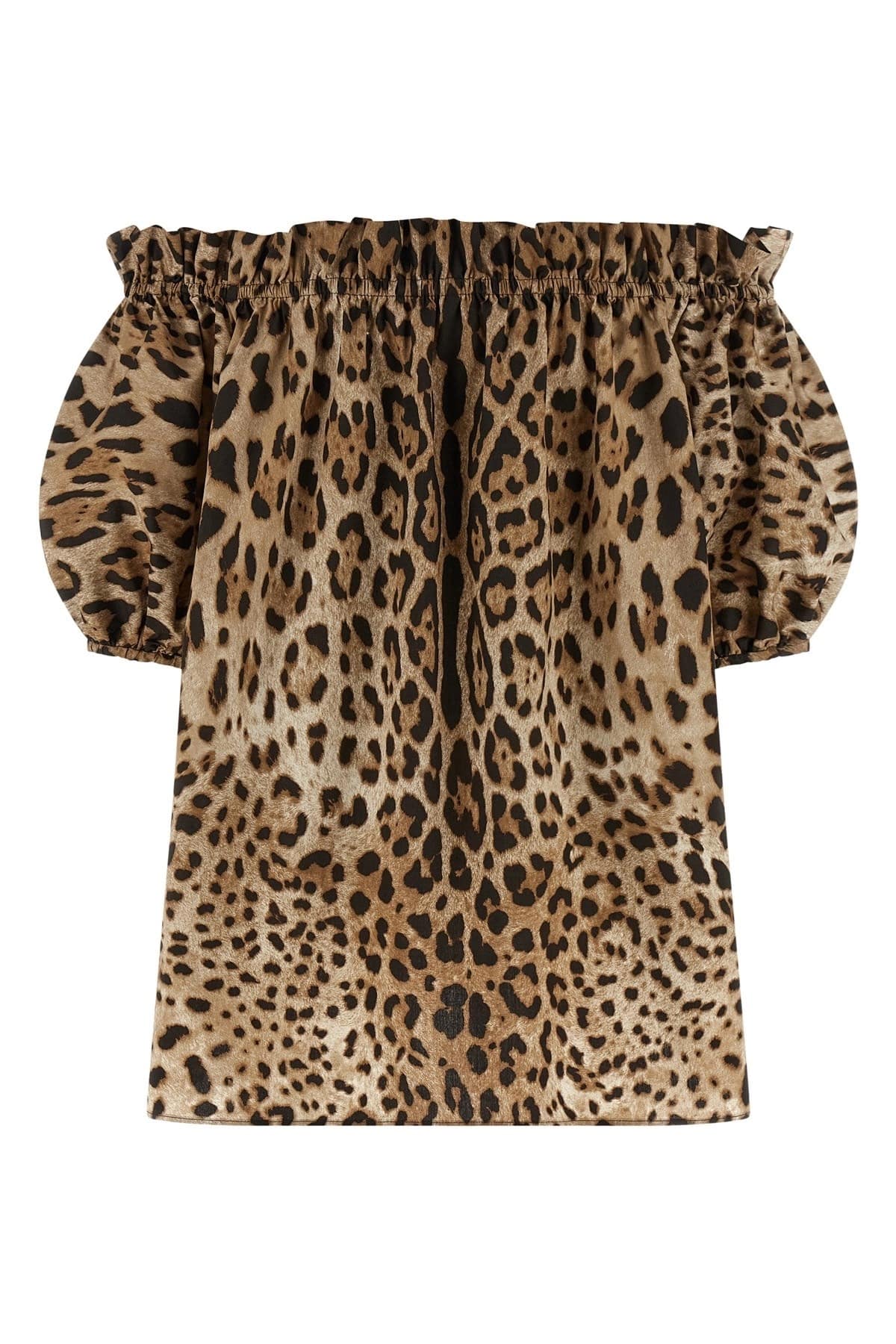 Dolce & Gabbana Dolce & Gabbana Animal Print Bardot Top