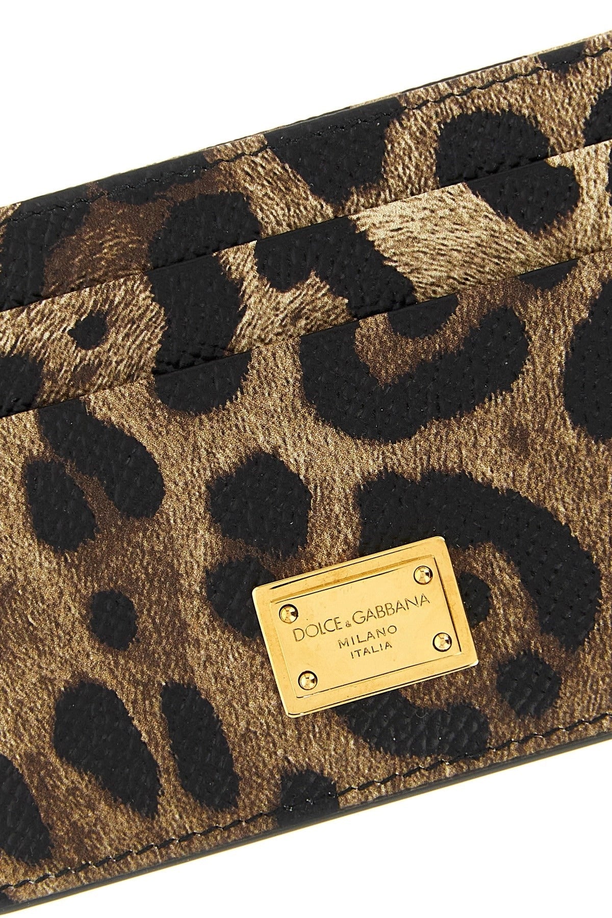 Dolce & Gabbana Animal Print Card Holder