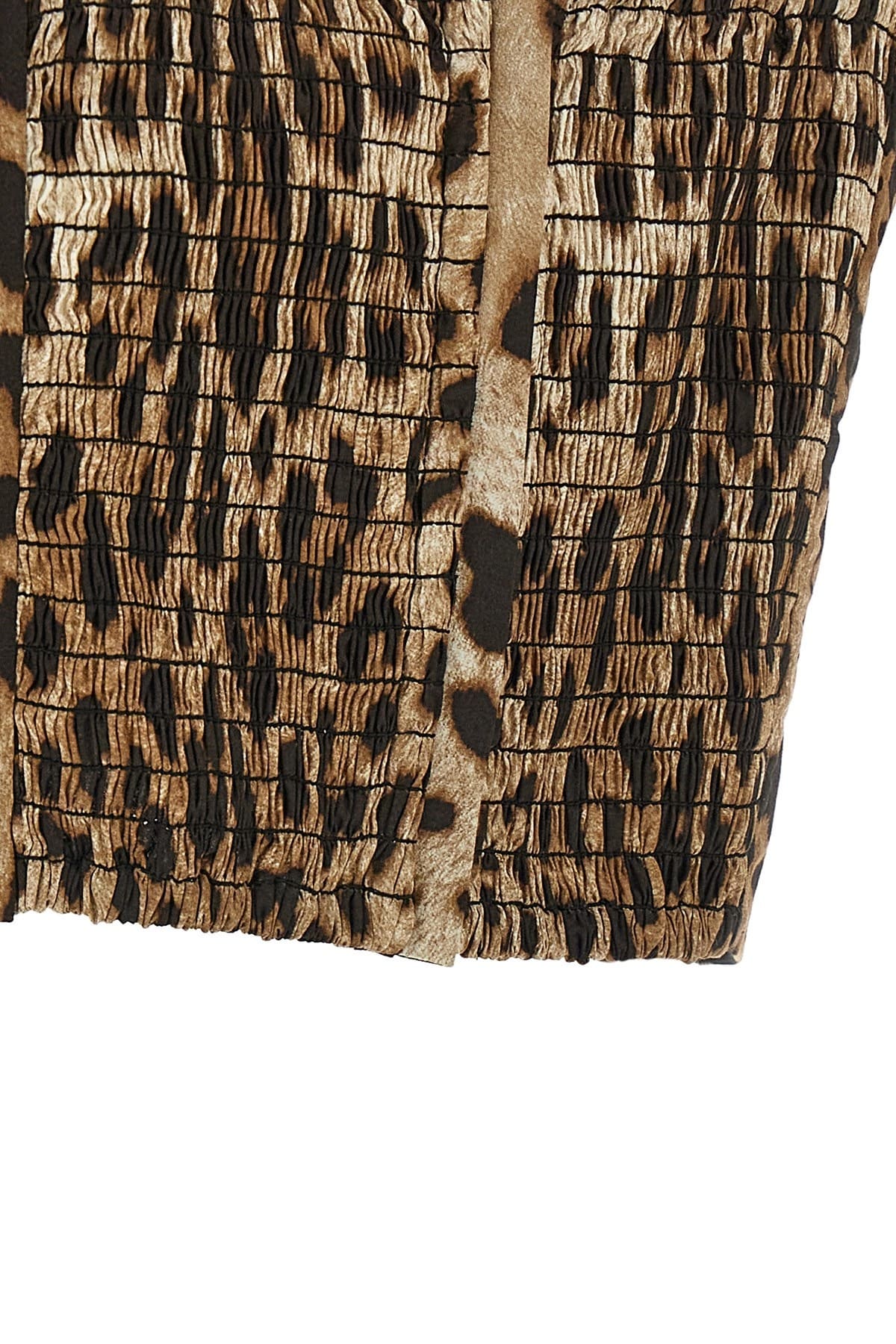 Dolce & Gabbana Dolce & Gabbana Animal Print Sweetheart Bow Top