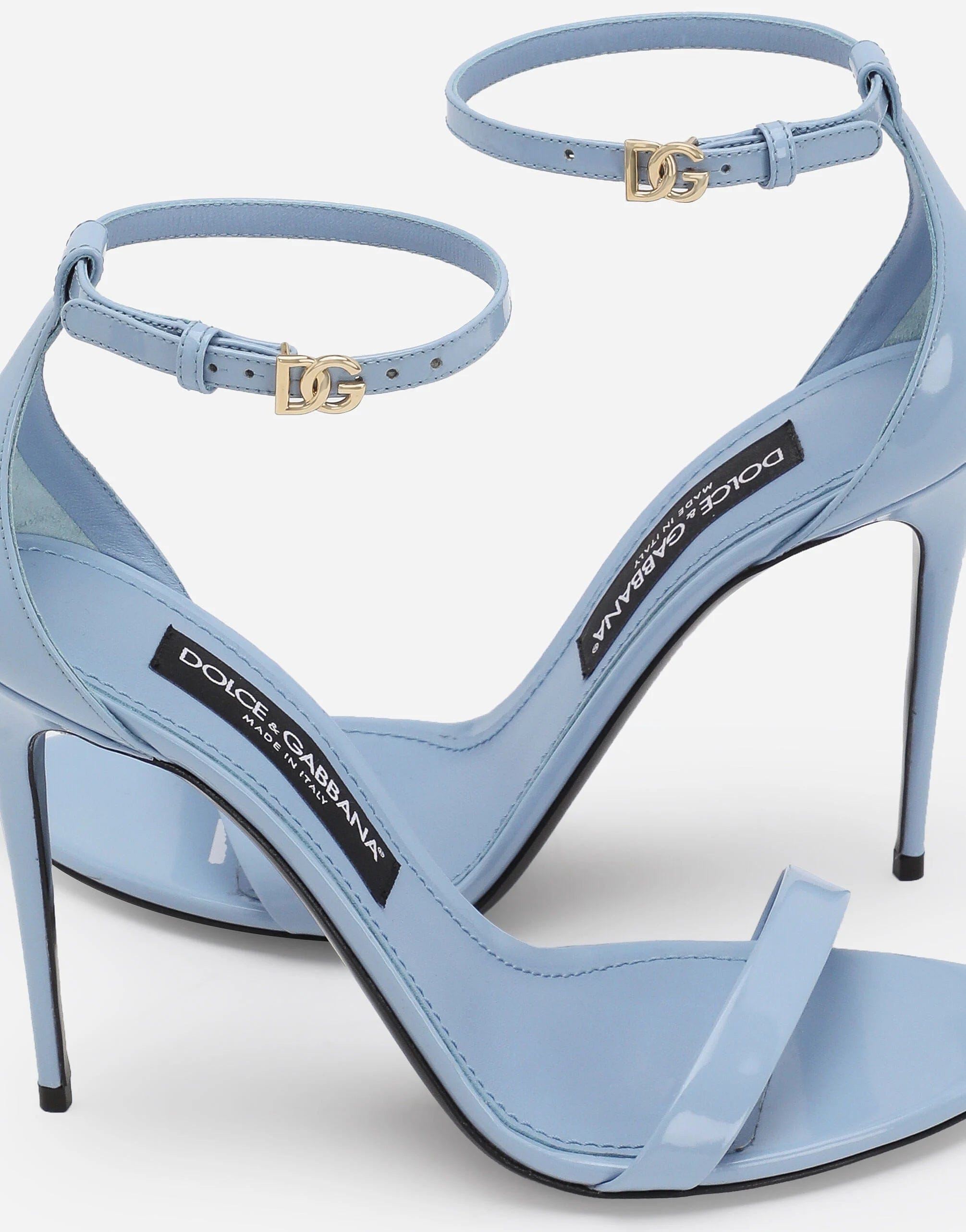 Dolce & Gabbana Ankle Strap Leather Sandals