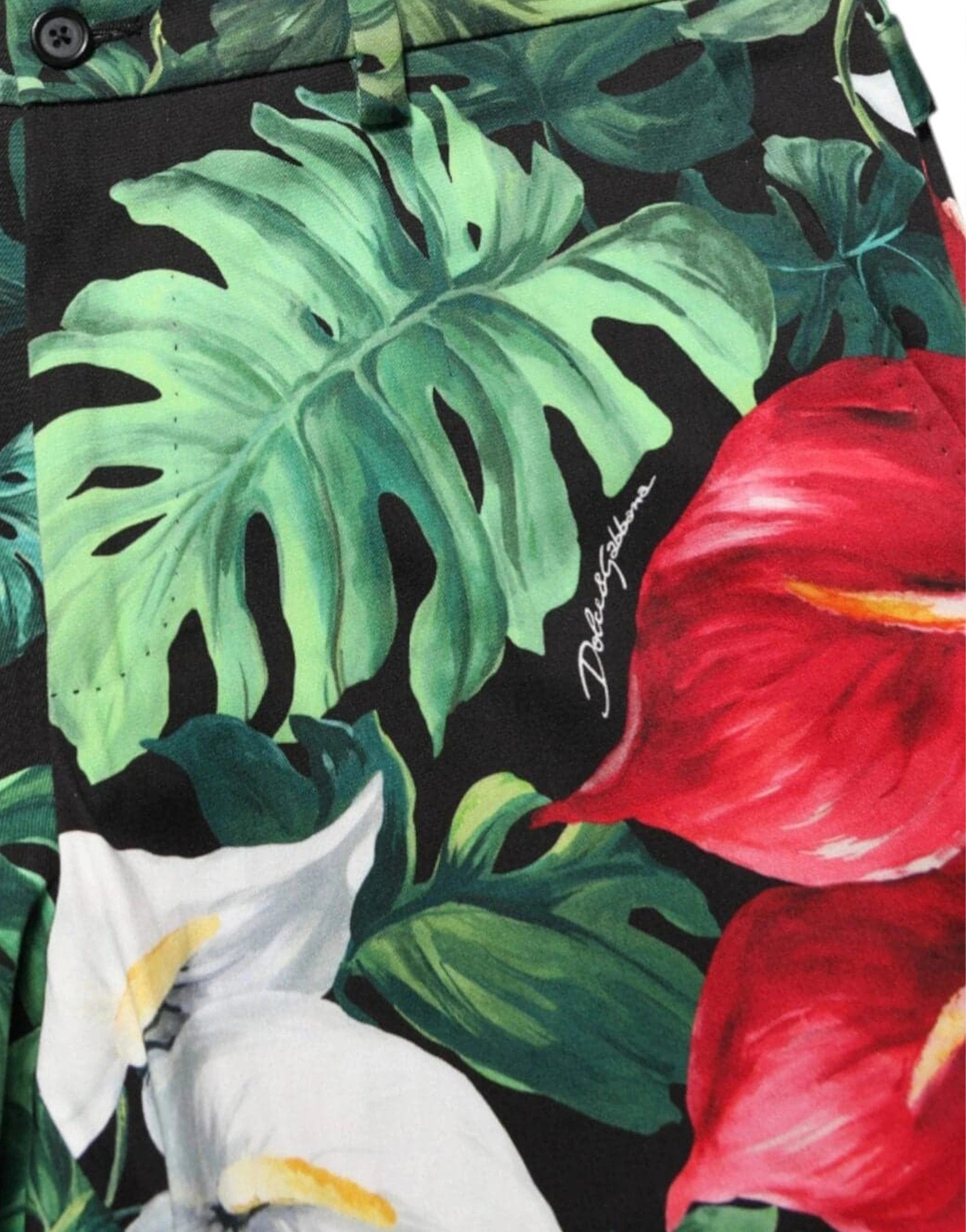 Dolce & Gabbana Anthurium Print Lounge Trousers