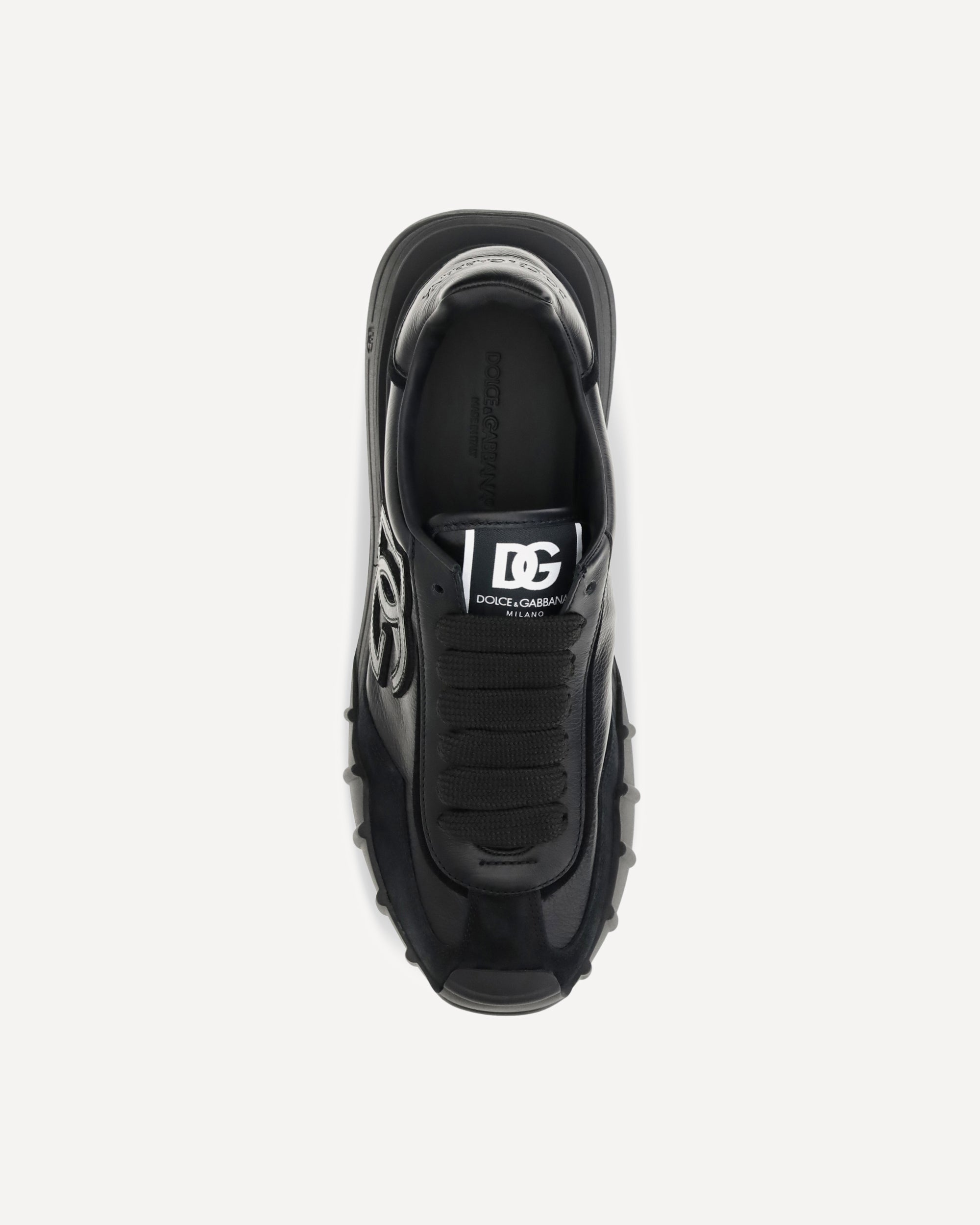 Dolce & Gabbana Athletic Fabric Leather Sneakers