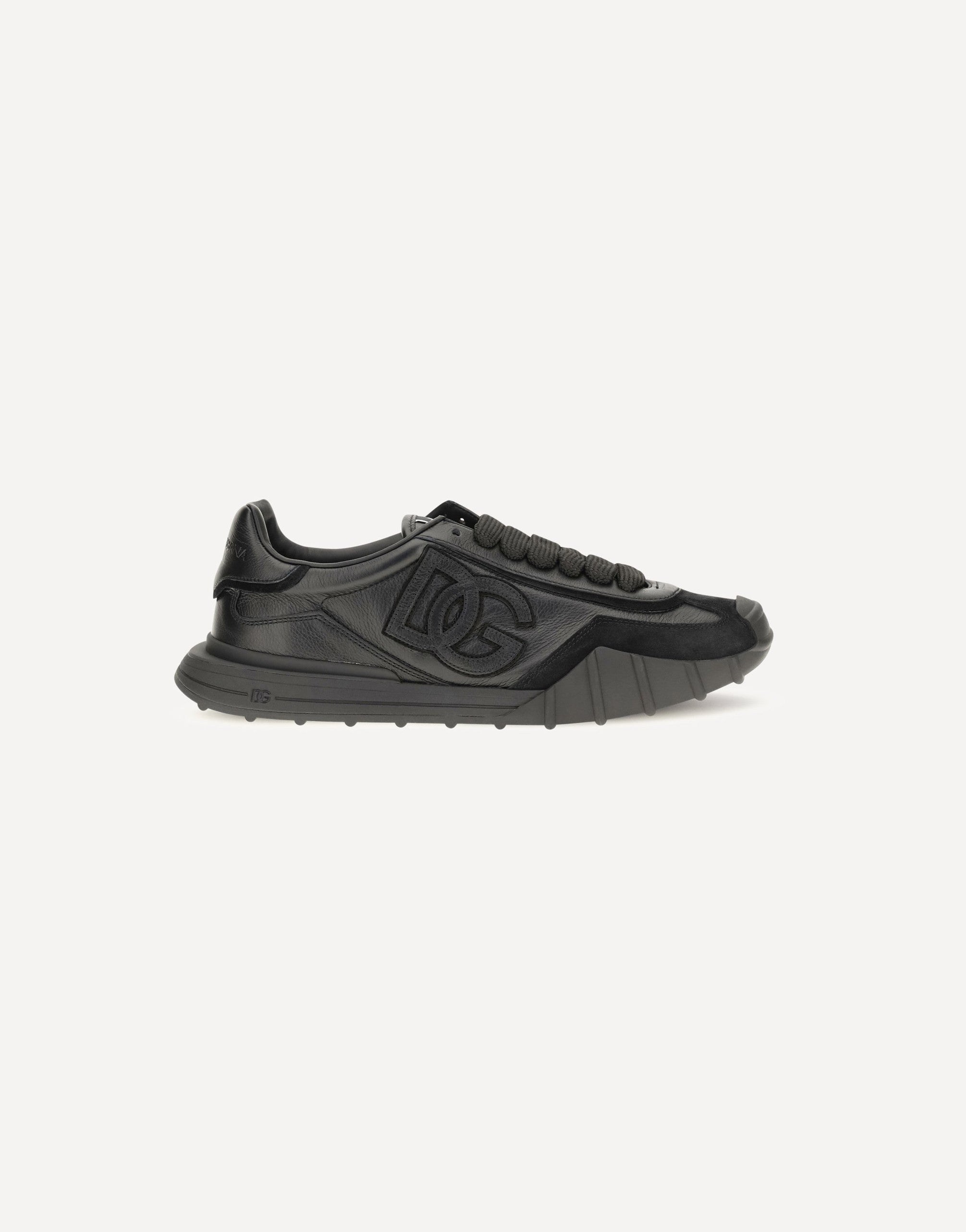Dolce & Gabbana Athletic Fabric Leather Sneakers
