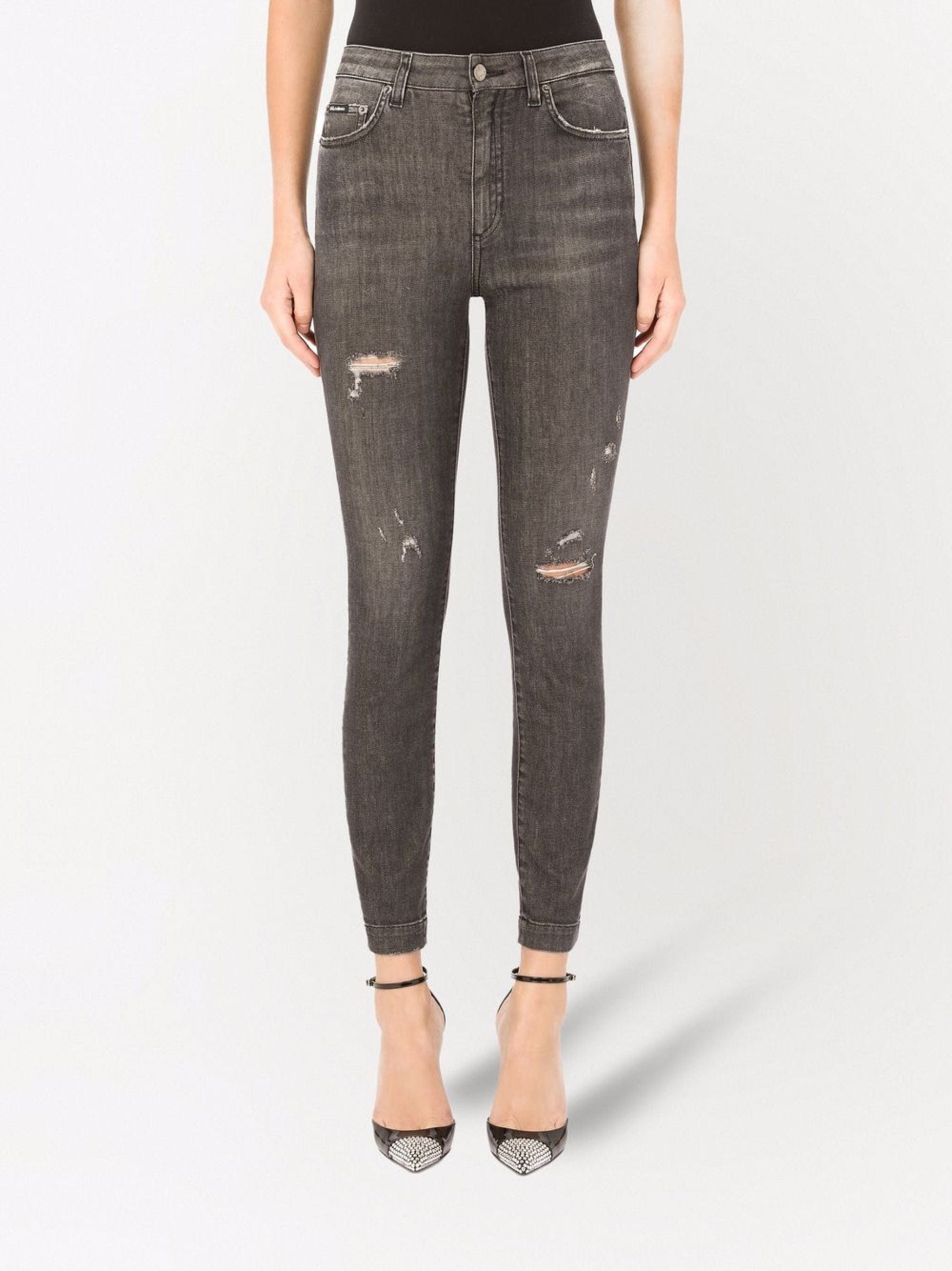 Dolce & Gabbana Audrey Distressed Skinny Jeans