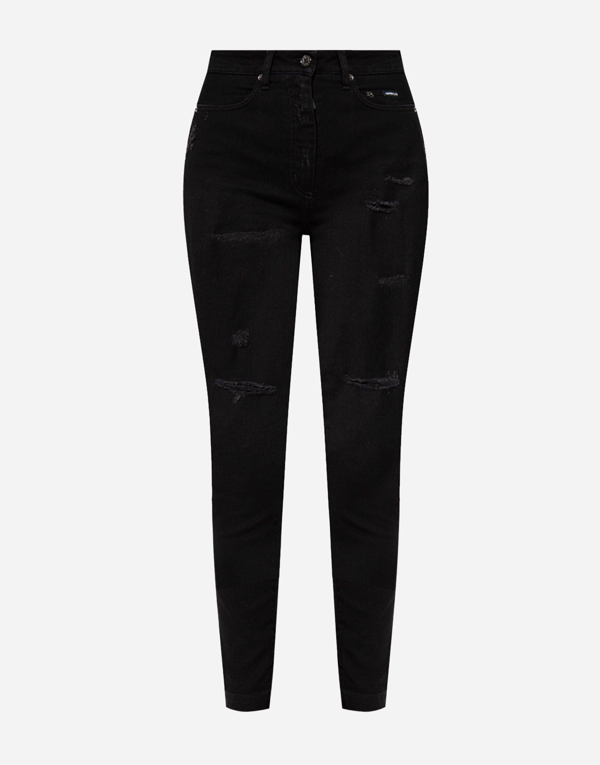 Dolce & Gabbana Audrey High-Wasit Cotton Jeans