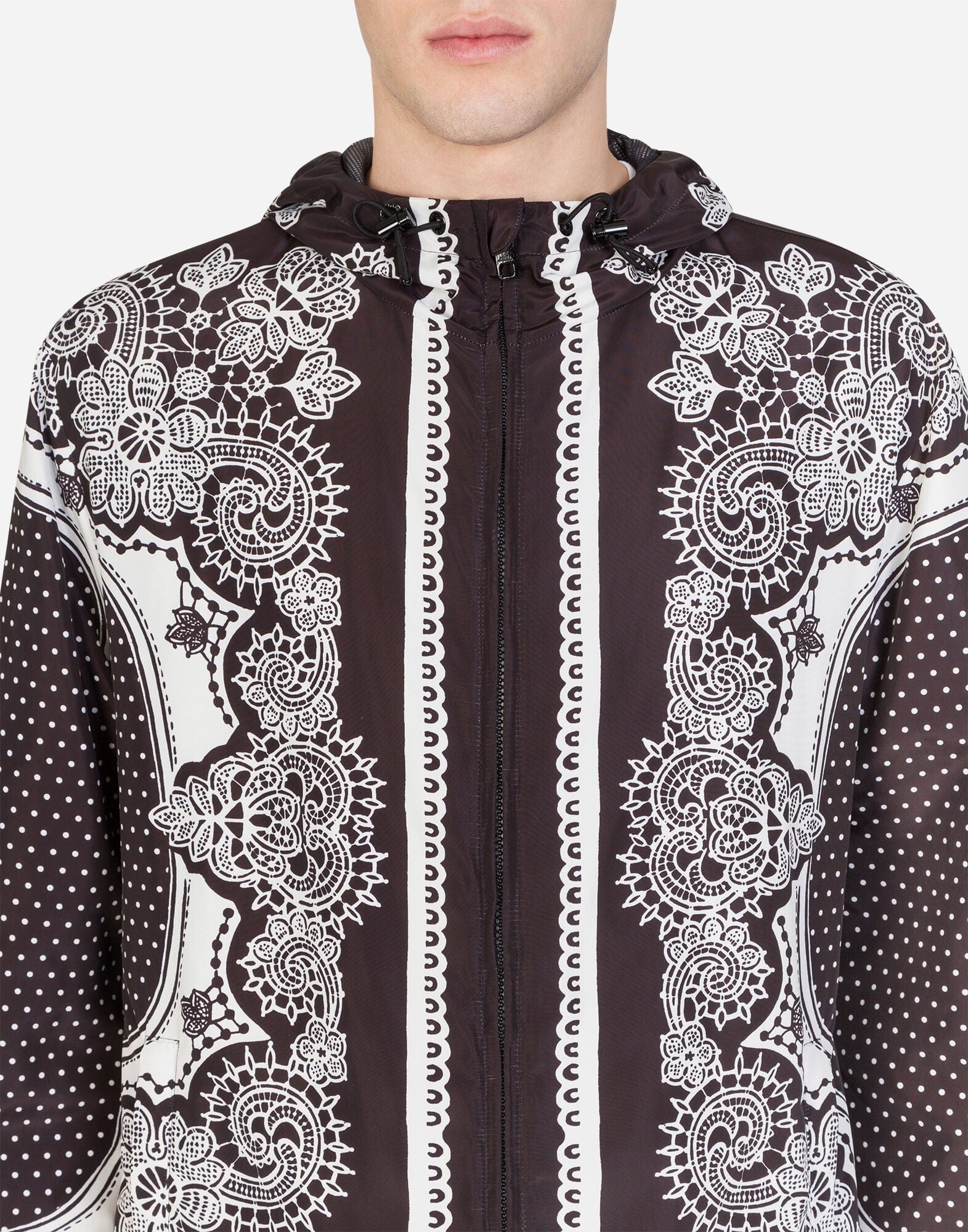 Dolce & Gabbana Bandana Crown Print Jacket