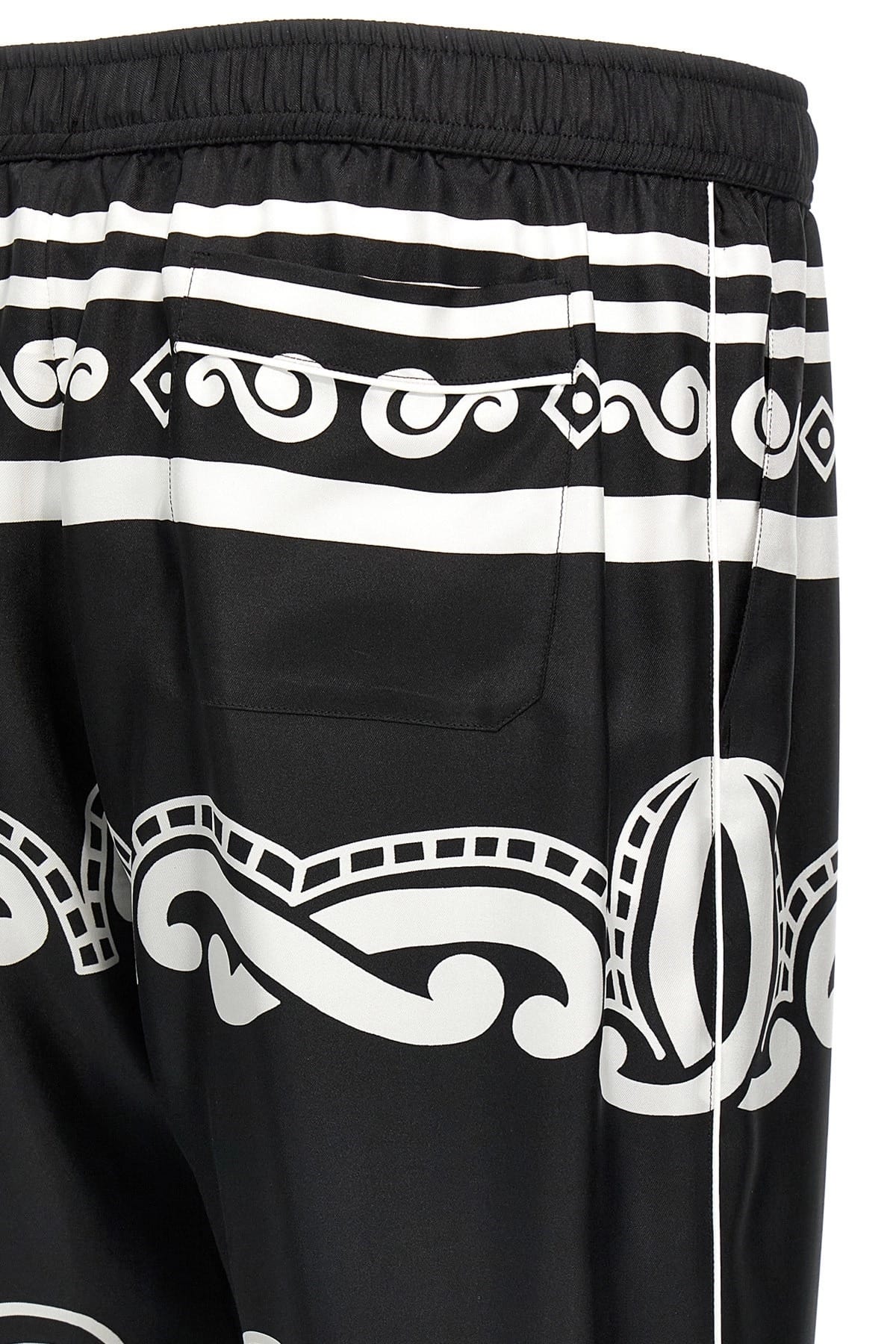 Dolce & Gabbana Dolce & Gabbana Bandana-Print Silk Pajama Pants