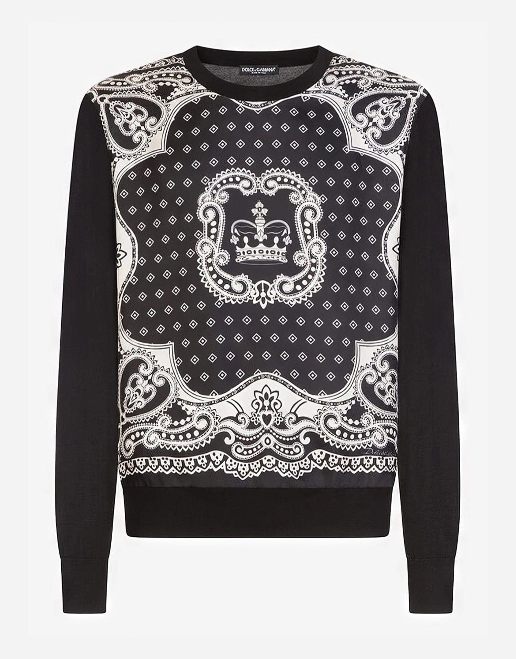 Dolce & Gabbana Bandana Printed Sweatshirt