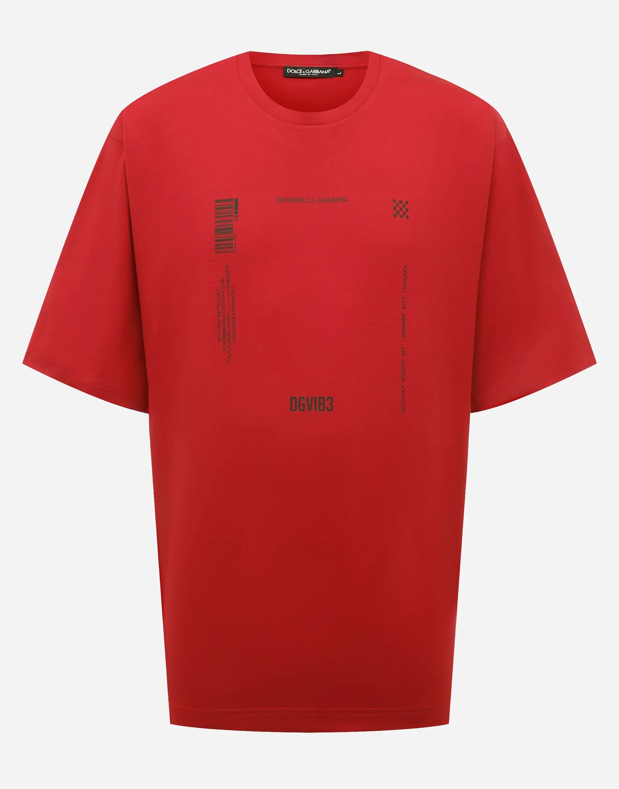 Dolce & Gabbana Dolce & Gabbana Barcode-Print T-Shirt