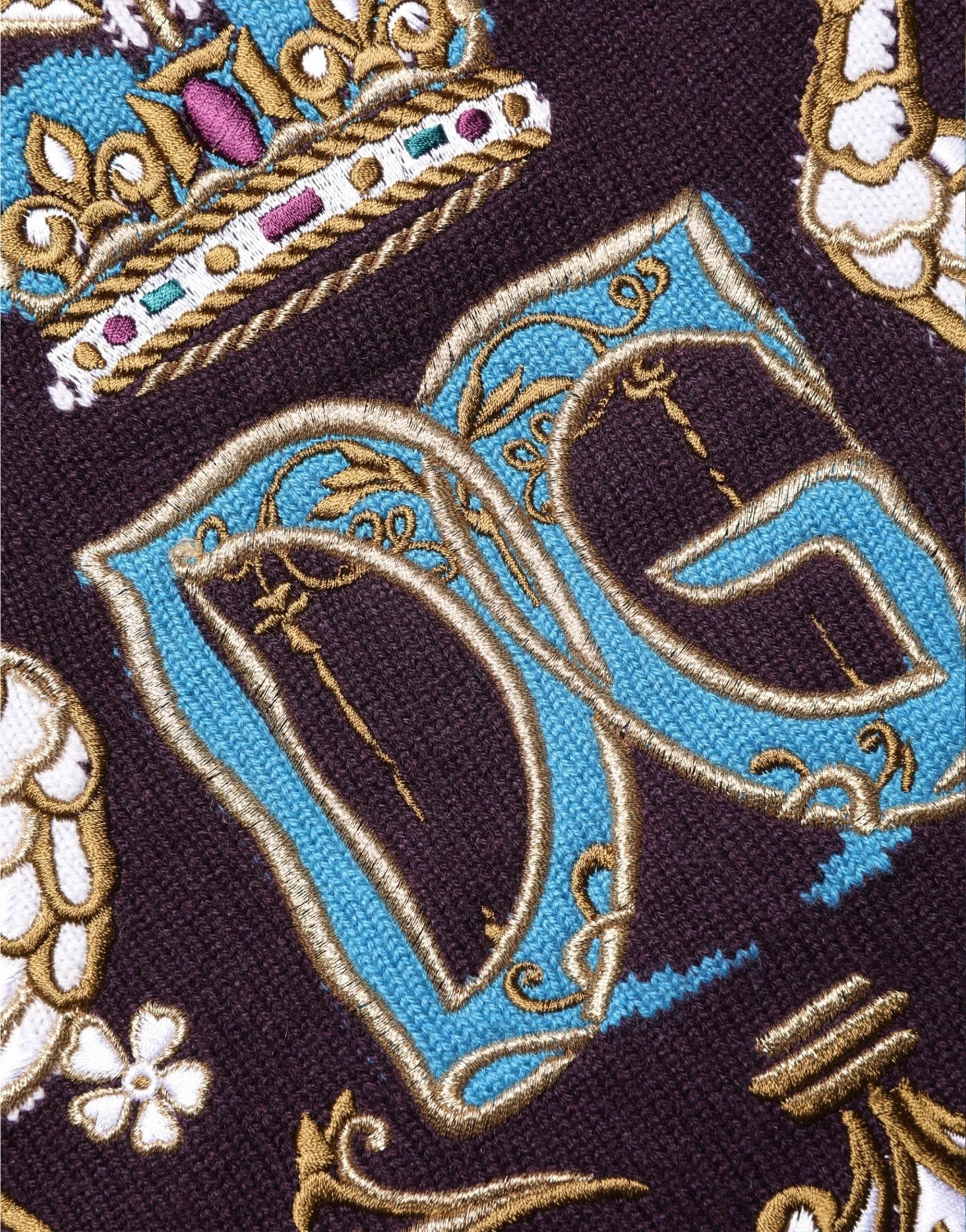 Dolce & Gabbana Baroque Peacock Knit Sweater