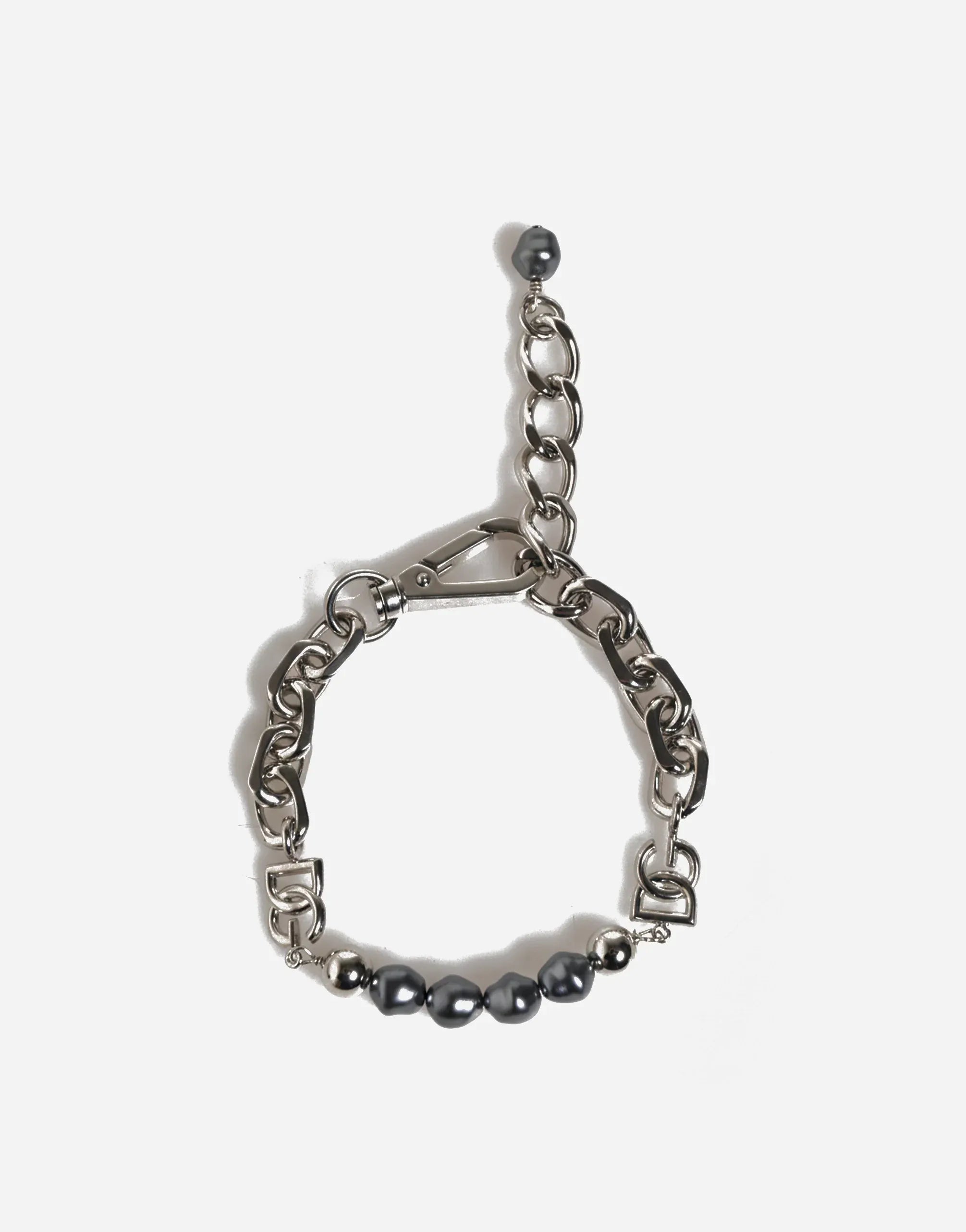 Dolce & Gabbana Baroque Pearl Chain Bracelet