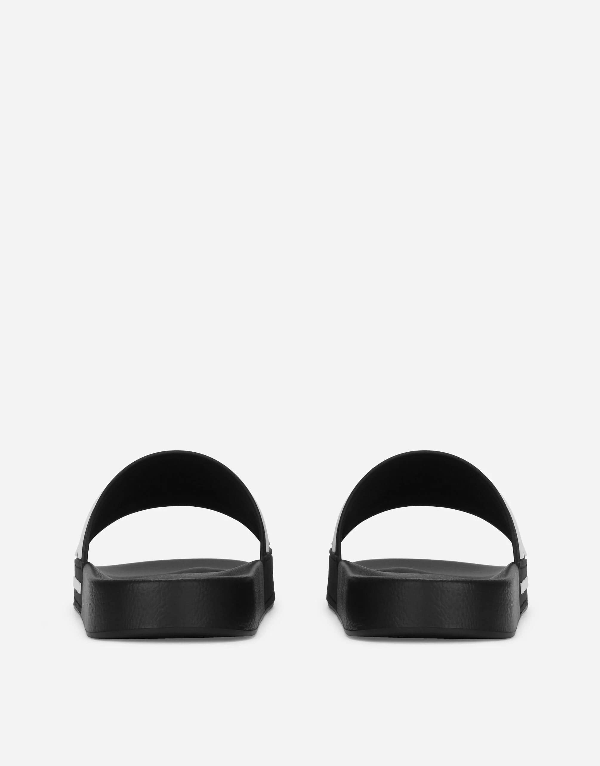 Dolce & Gabbana Beachwear Sliders With DG Logo