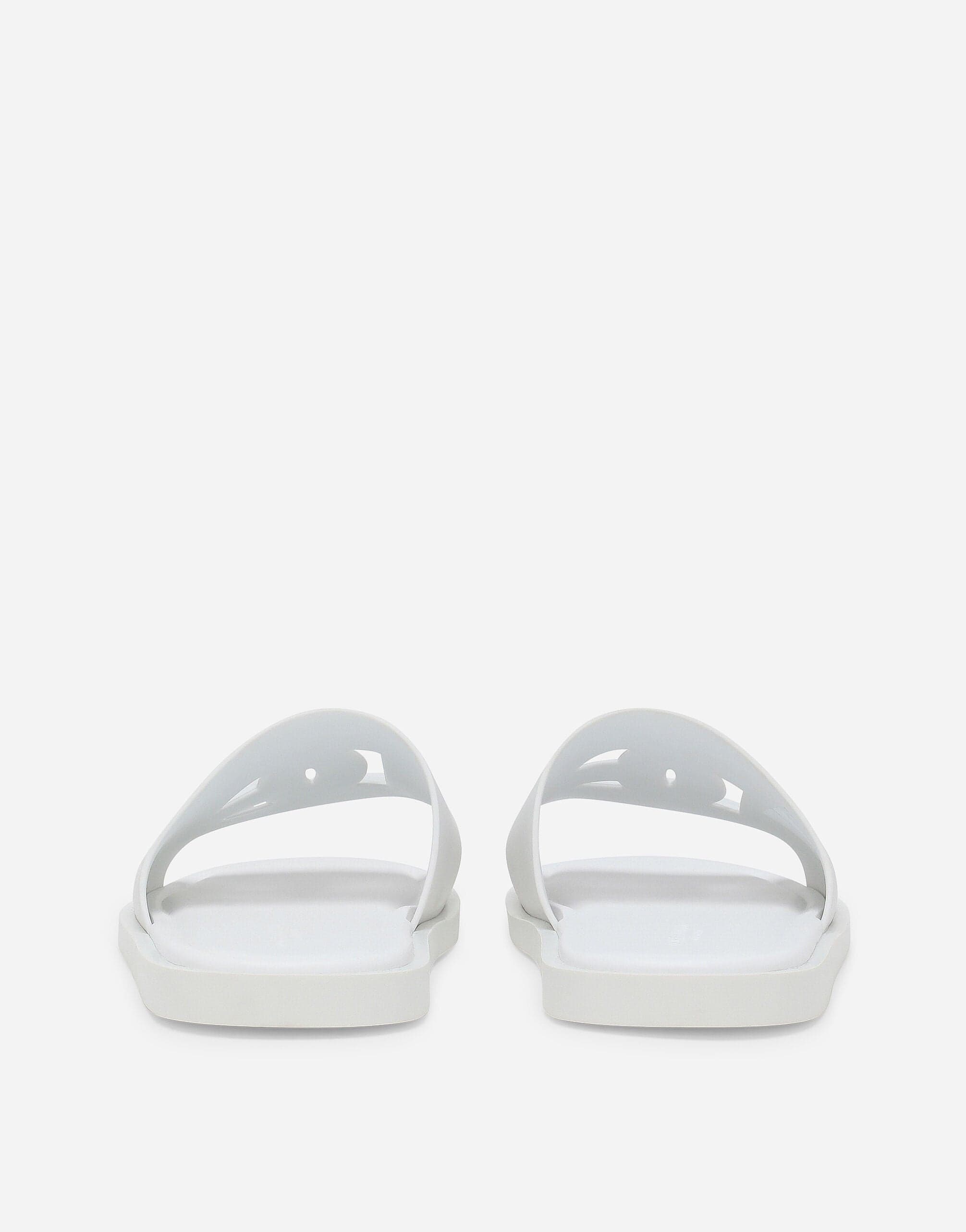 Dolce & Gabbana Beachwear Sliders In White