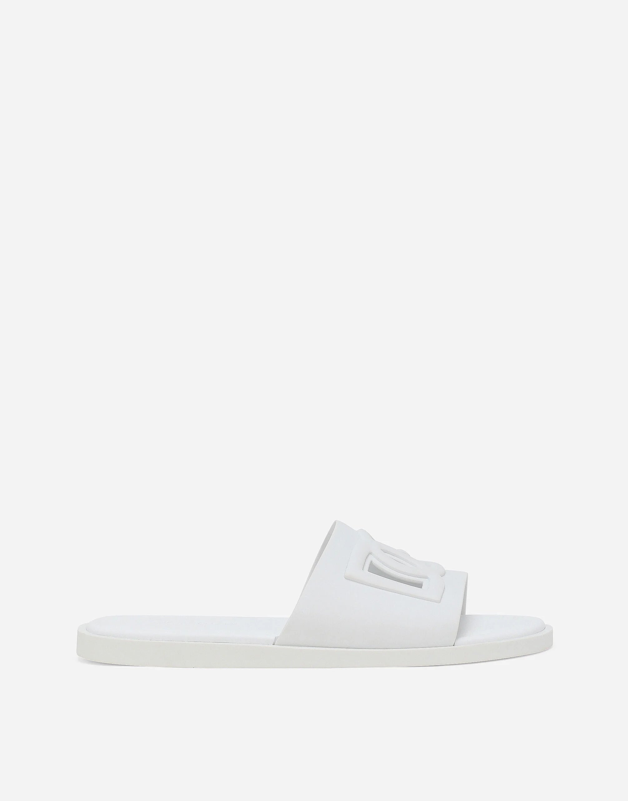 Dolce & Gabbana Beachwear Sliders In White