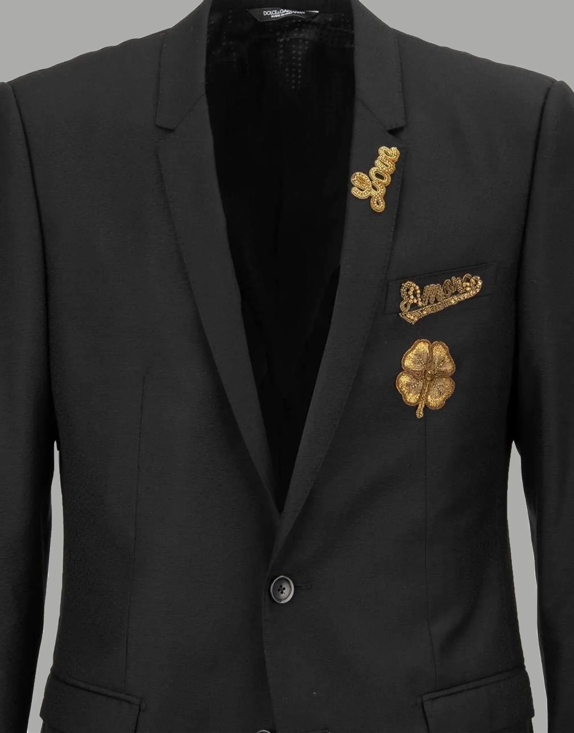 Dolce & Gabbana Bee Embroidery Suit