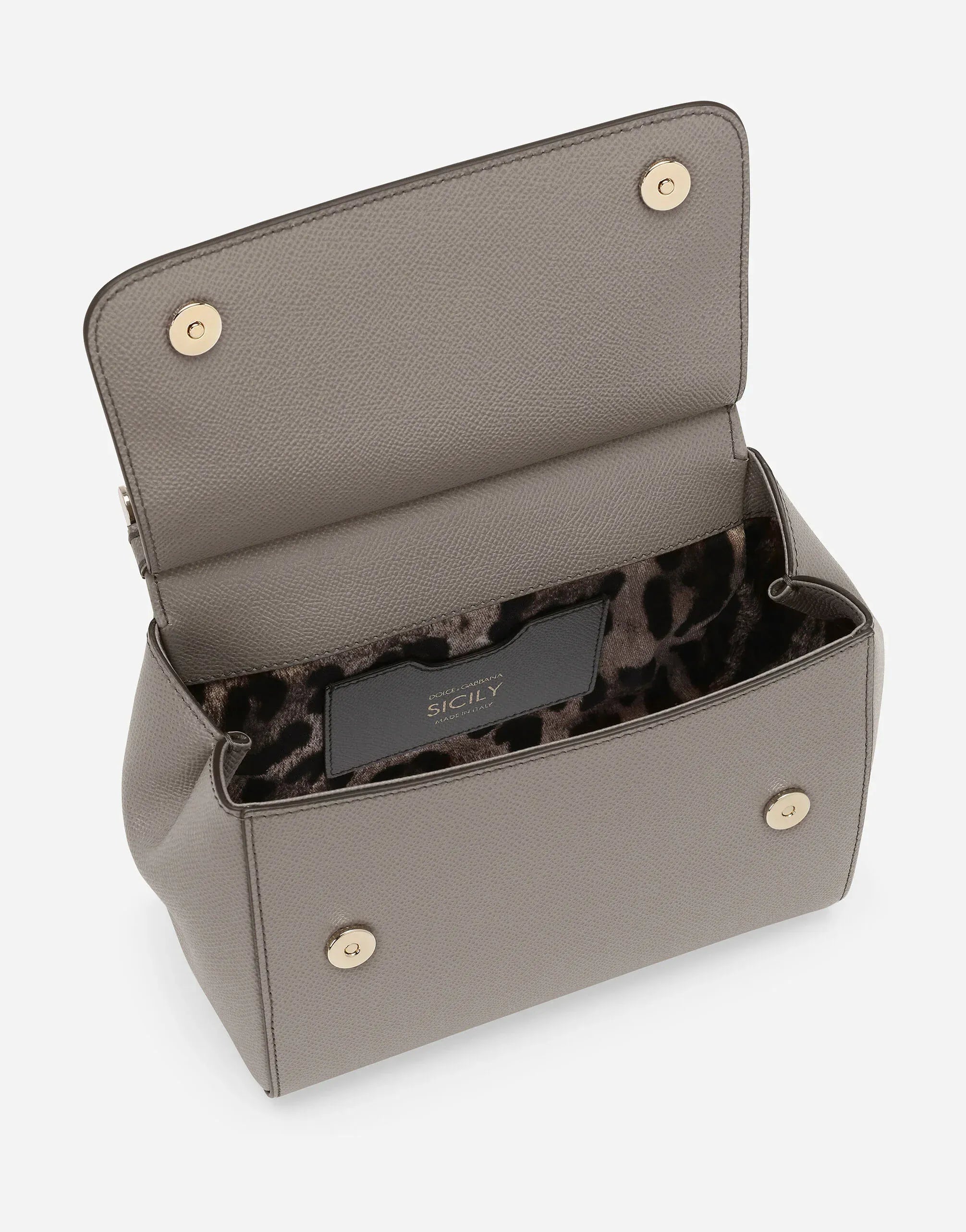 Dolce & Gabbana Beige Small Sicily Handbag
