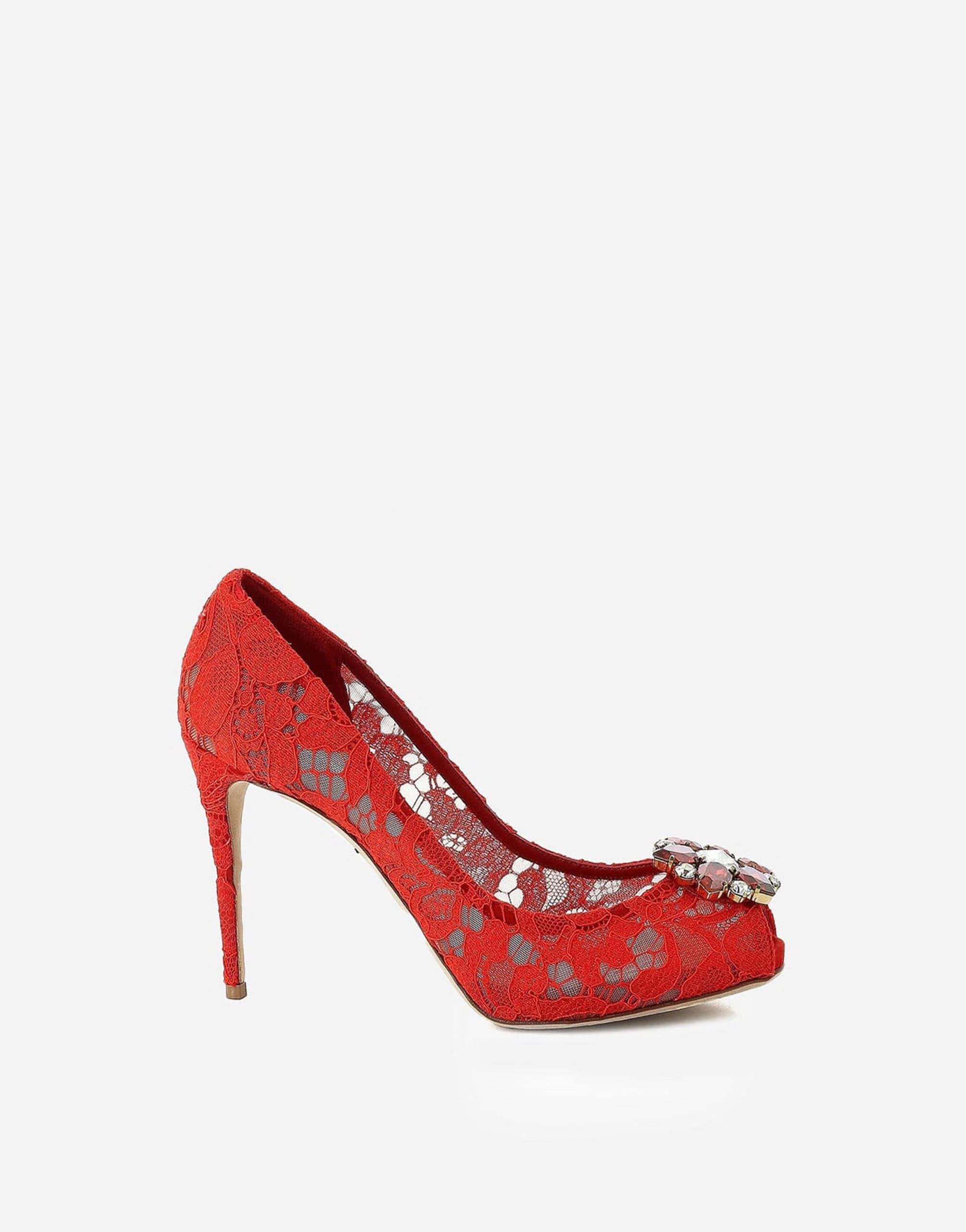 Dolce & Gabbana Bellucci Lace 90 Pumps | Sendegaro US Dolce & Gabbana Bellucci Lace 90 Pumps | Sendegaro US