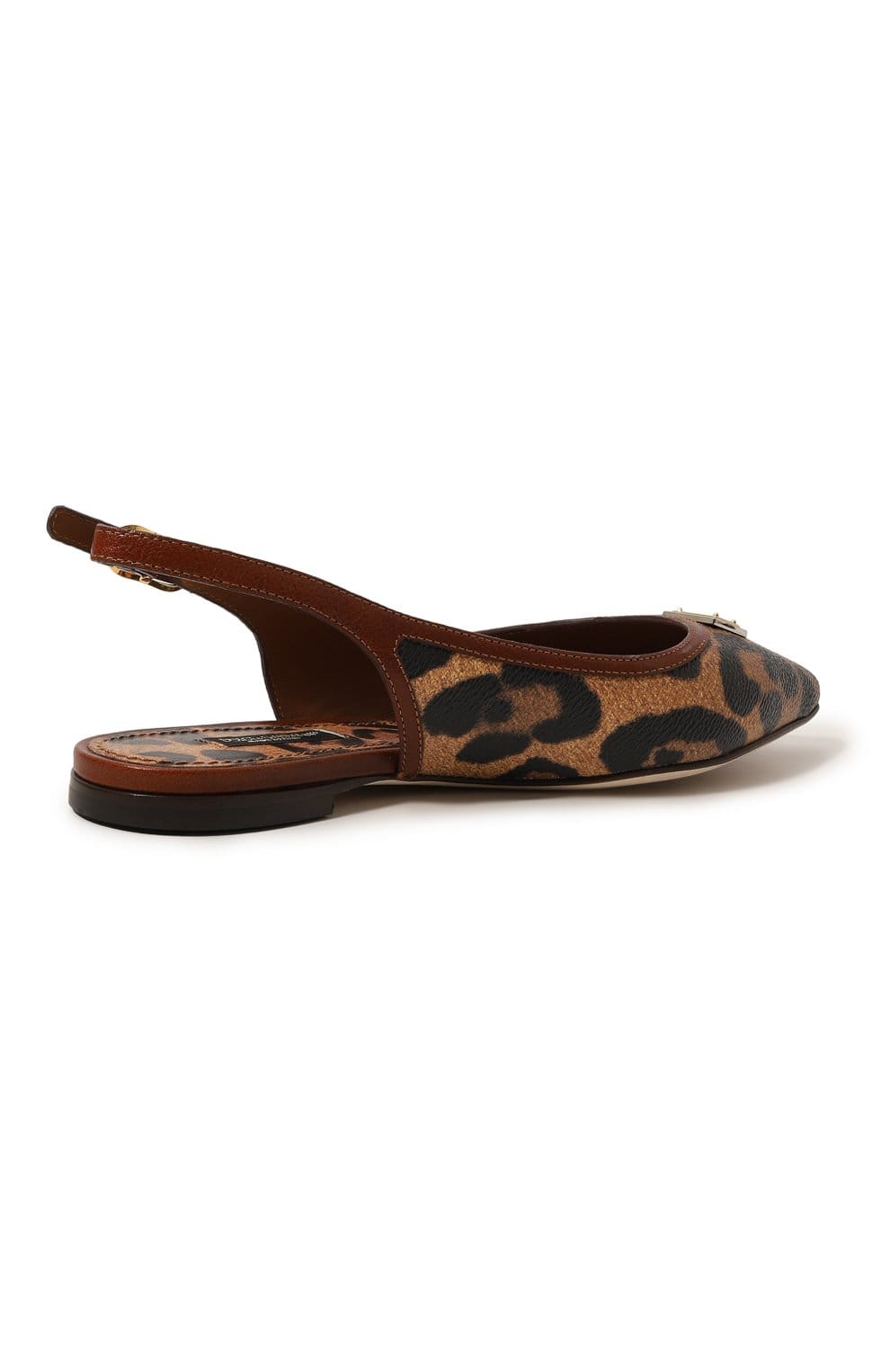 Dolce & Gabbana Bellucci Leopard-Print Slingbacks