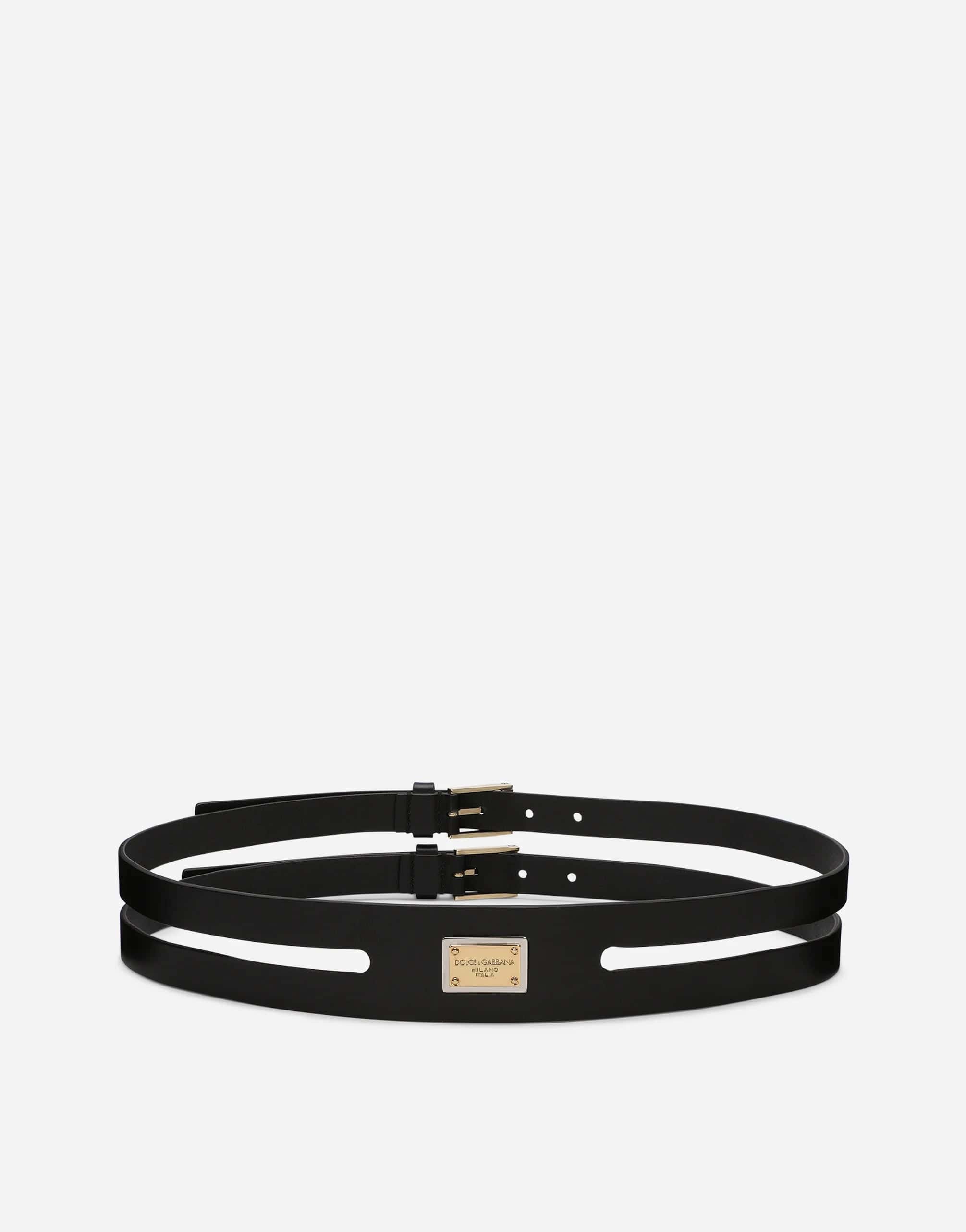 Dolce & Gabbana Belt With Logo Tag