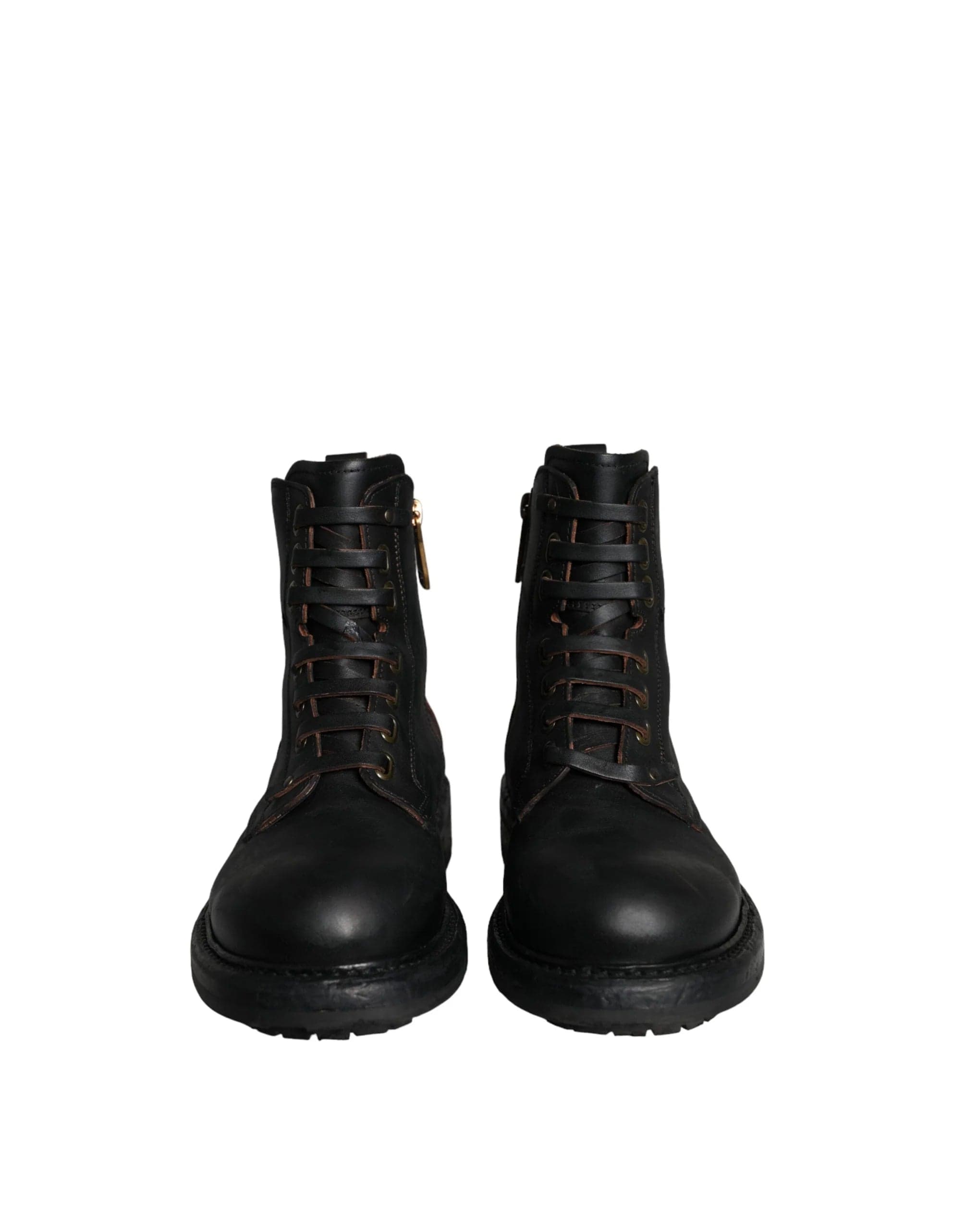 Dolce & Gabbana Bernini Lace Up Mid Boots