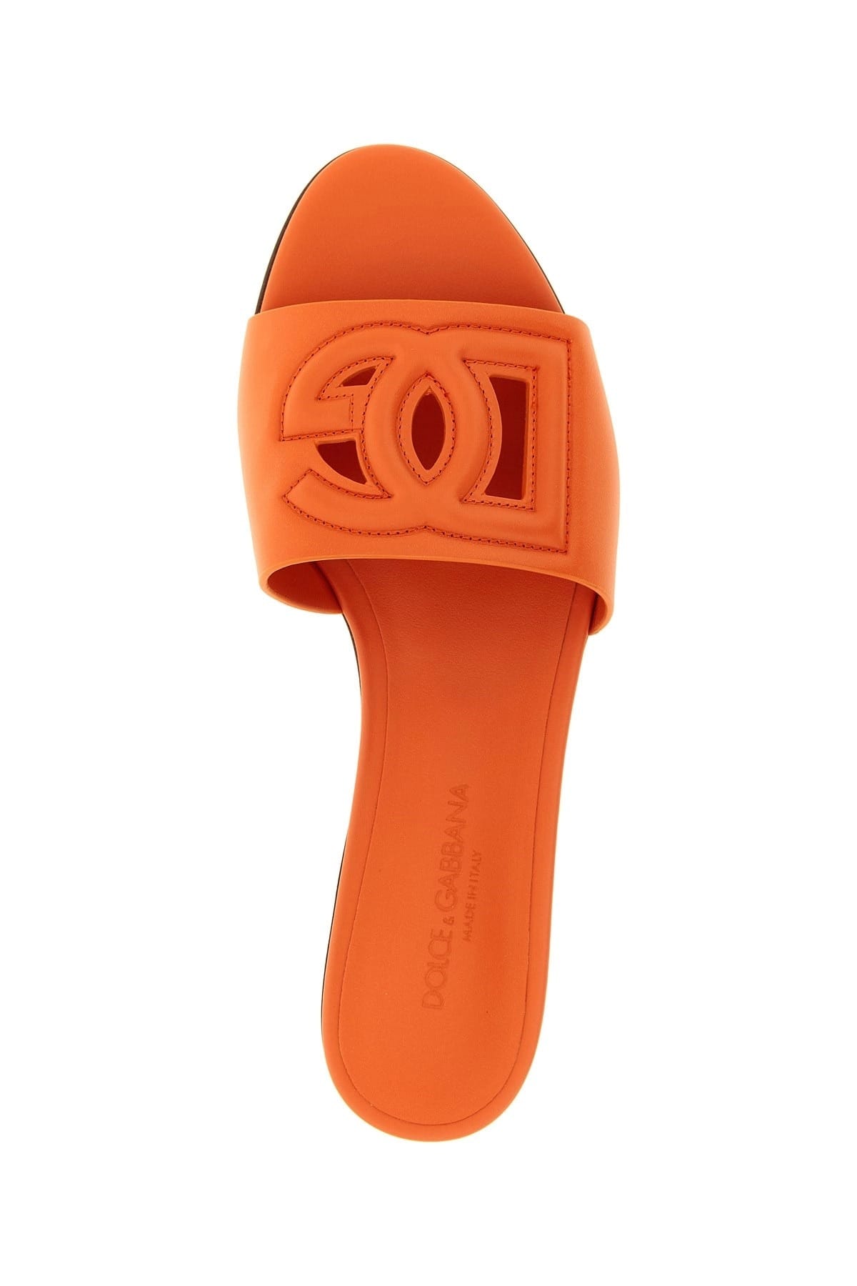 Dolce & Gabbana Dolce & Gabbana Bianca Logo Cut-Out Slide
