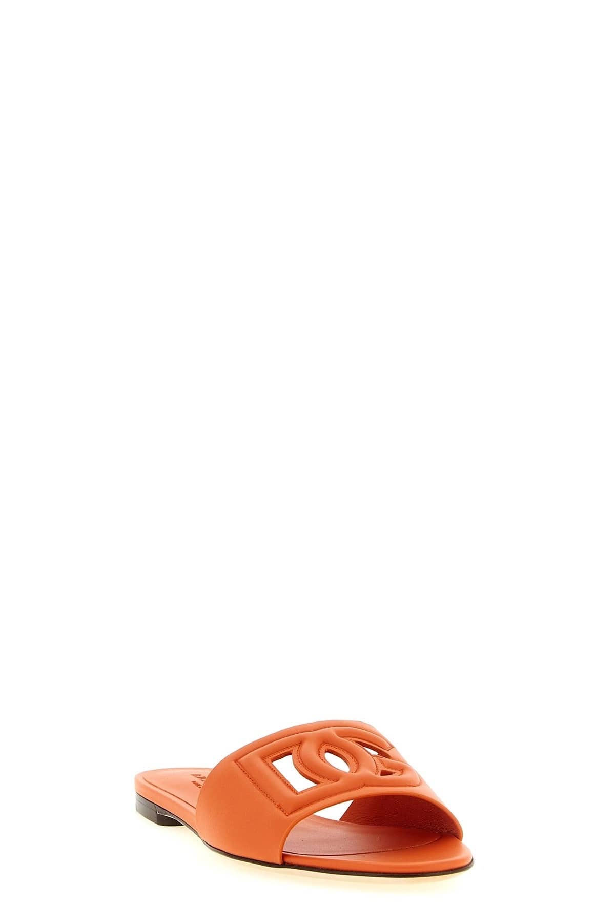 Dolce & Gabbana Dolce & Gabbana Bianca Logo Cut-Out Slide