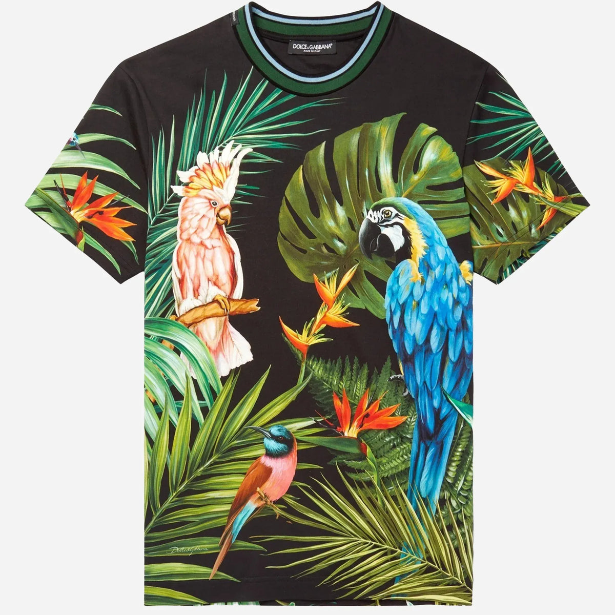 Dolce&Gabbana Tropical Bird T-Shirt 54⁠ dolce-gabbana-bird-print-