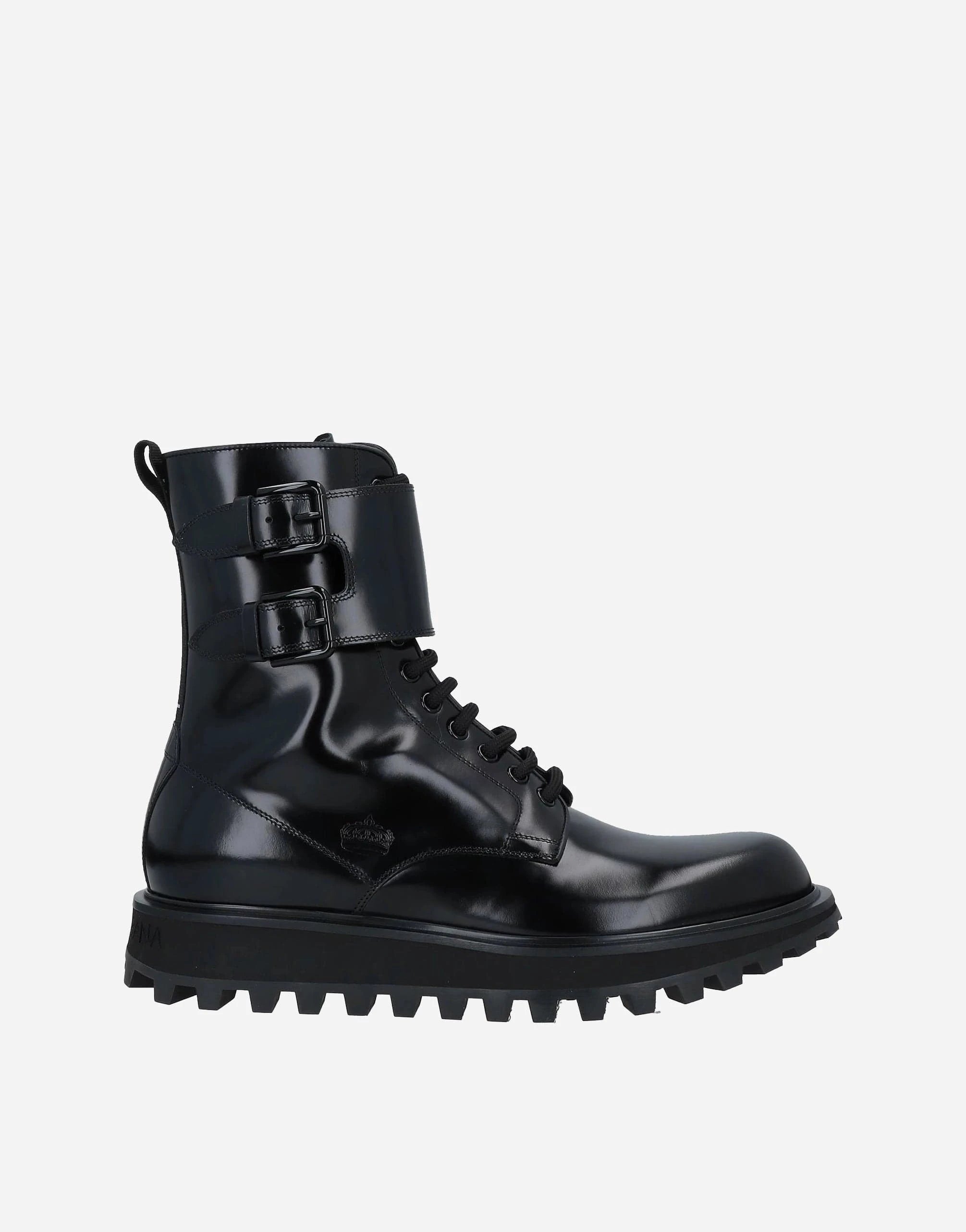 Dolce & Gabbana Black Combat Boots