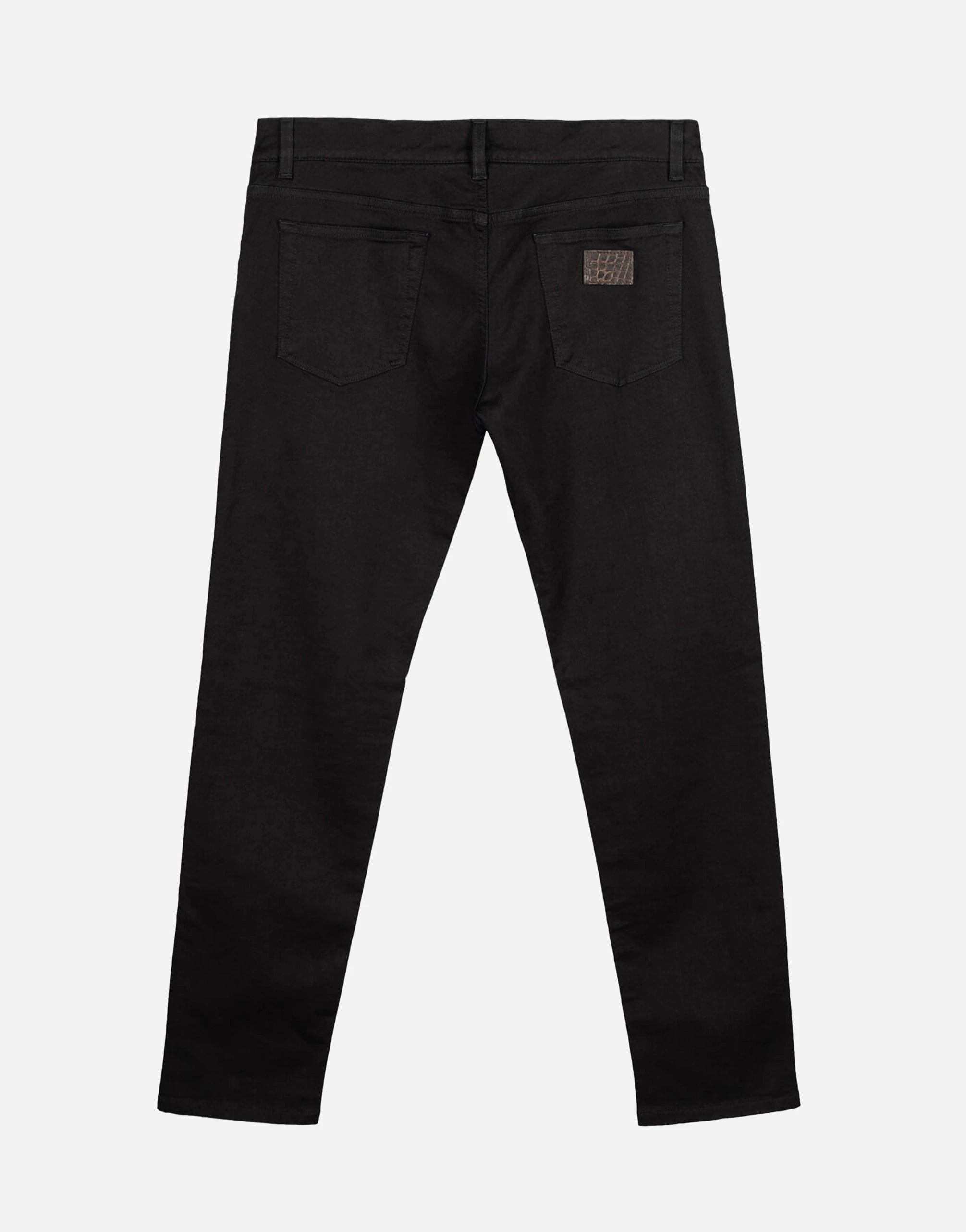 Dolce & Gabbana Black Cotton Blend Trousers