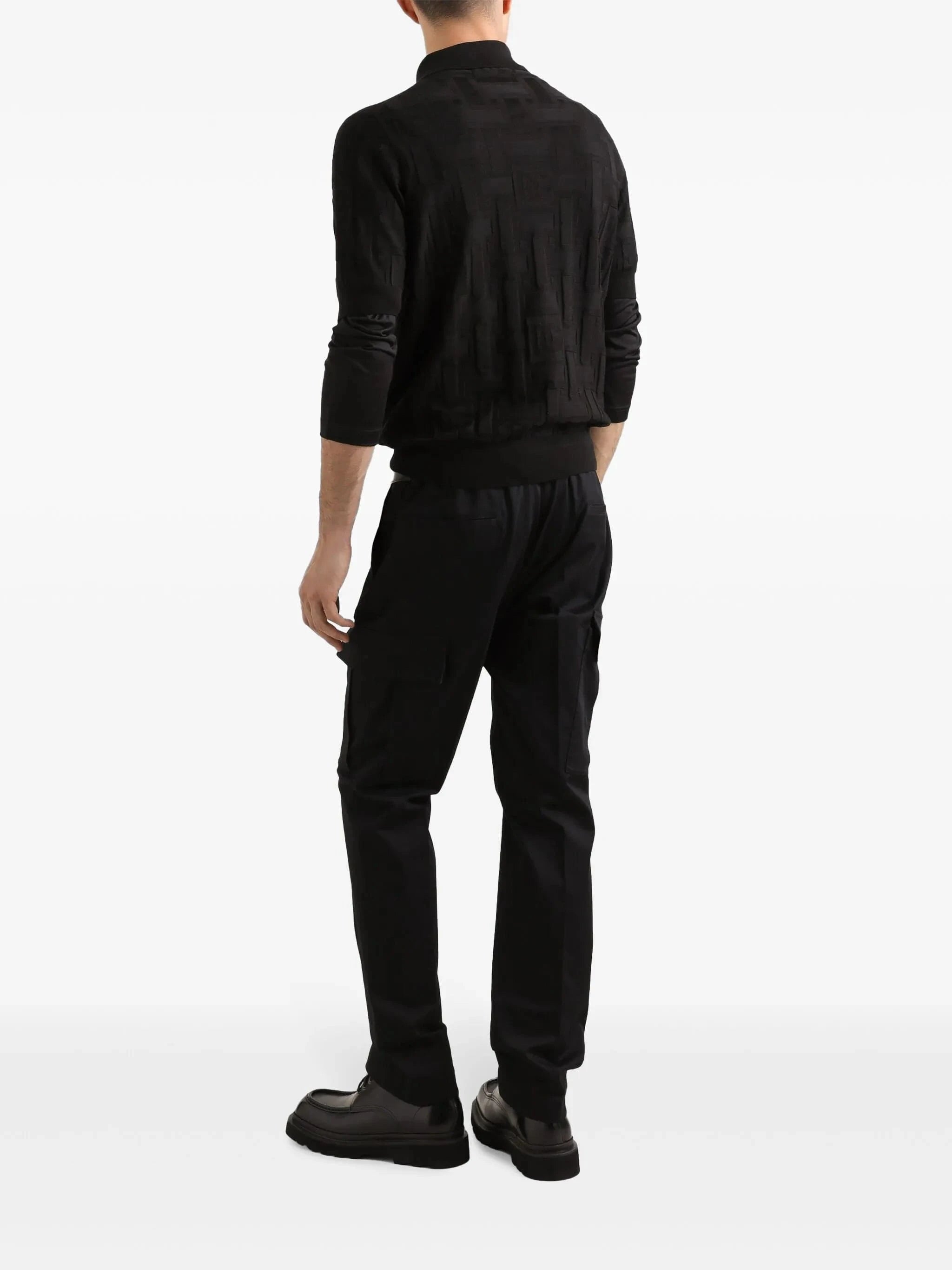 Dolce & Gabbana Black Cotton Cargo Pants