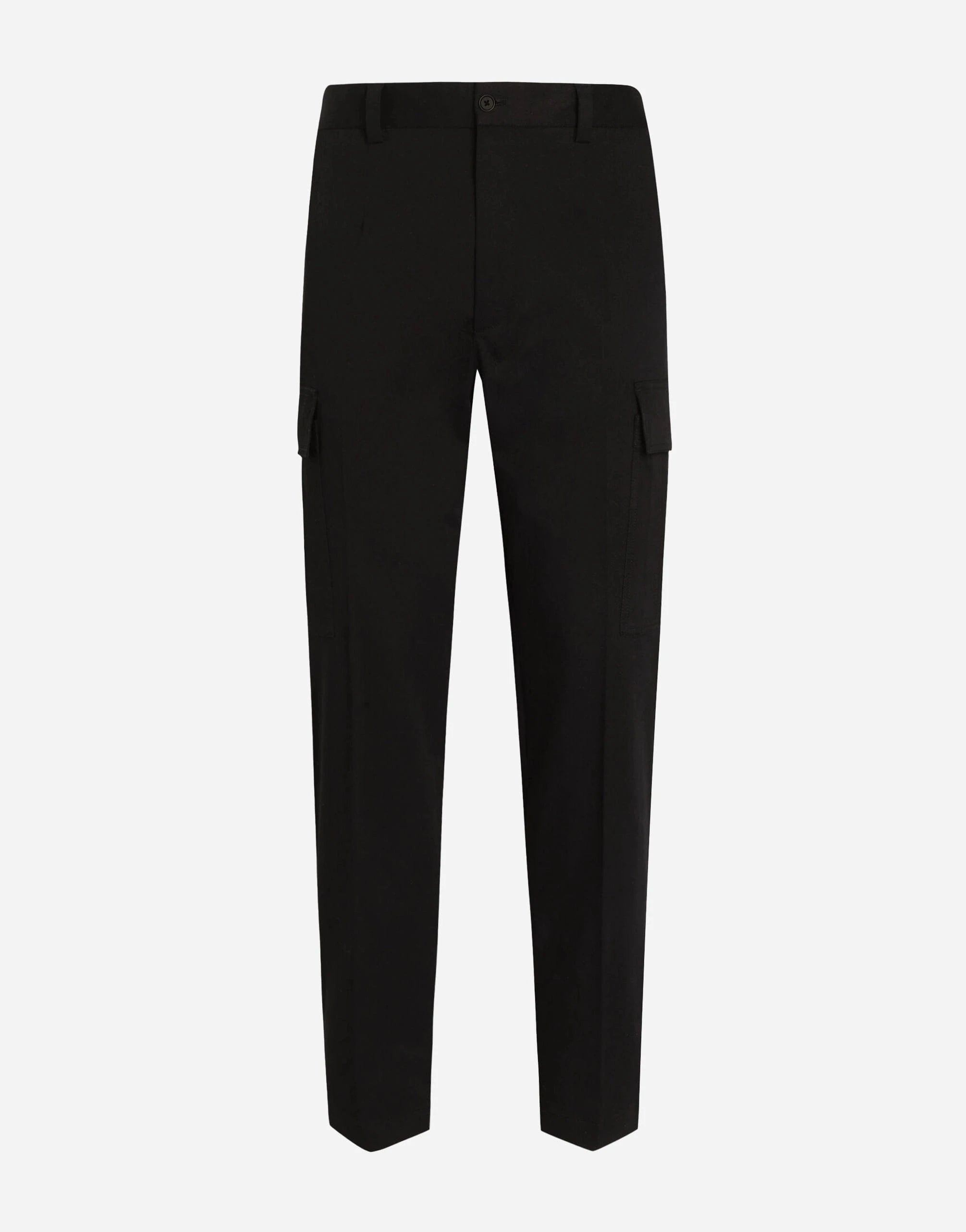 Dolce & Gabbana Black Cotton Cargo Pants
