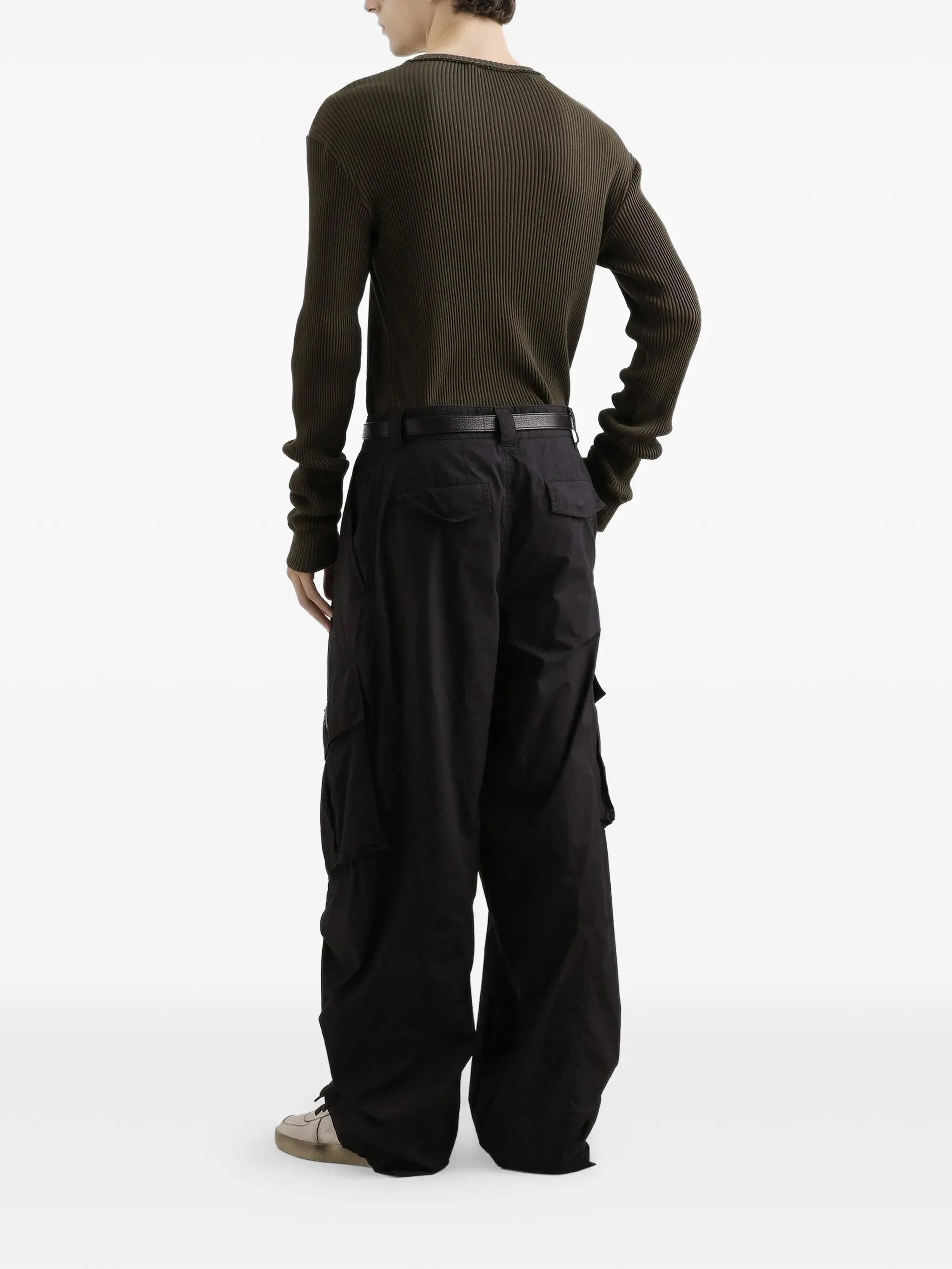 Dolce & Gabbana Black Cotton Cargo Pants | Sendegaro KR Dolce & Gabbana Black Cotton Cargo Pants | Sendegaro KR