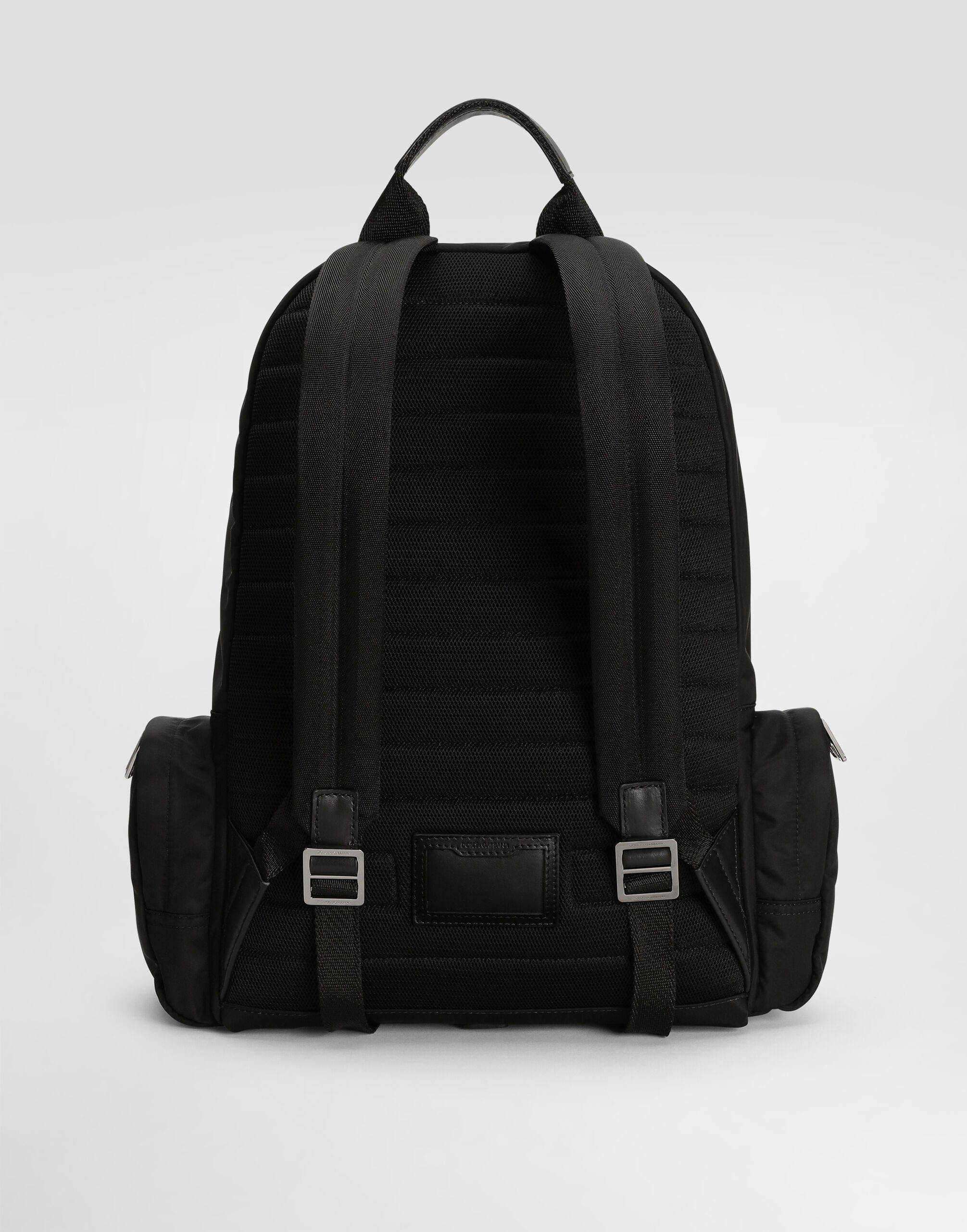 Dolce & Gabbana Black Logo Nylon Backpack
