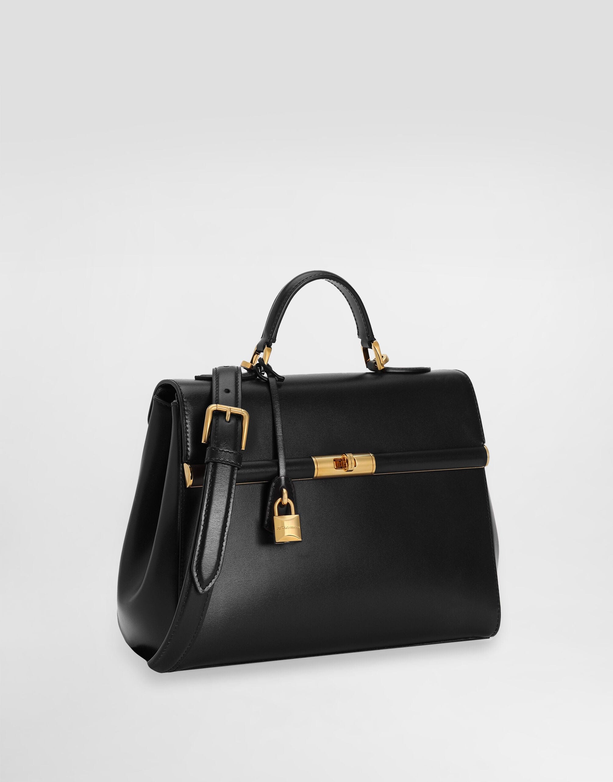 Dolce & Gabbana Black Medium Marlene Handbag | Sendegaro