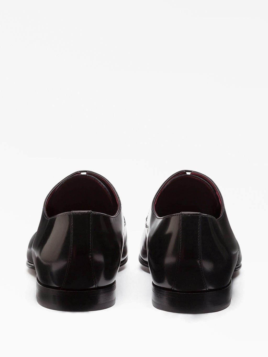 Dolce & Gabbana Black Patent Leather Derby Shoes