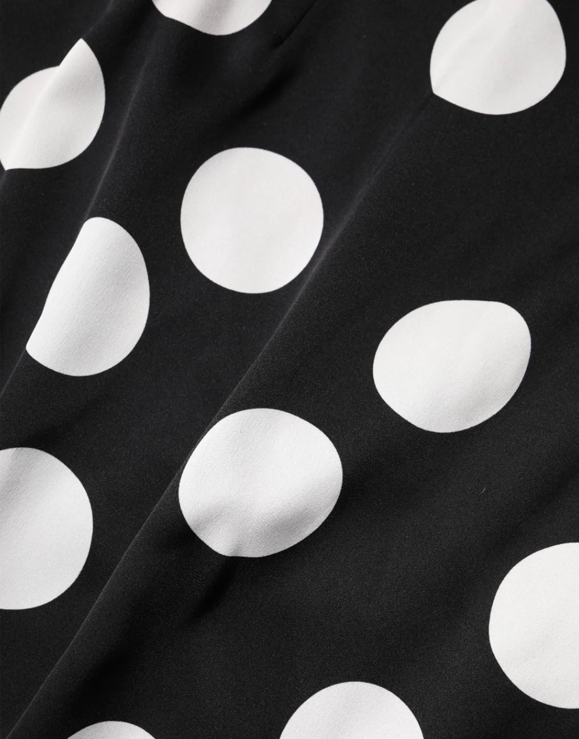 Dolce & Gabbana Black Polka Dot Midi Dress