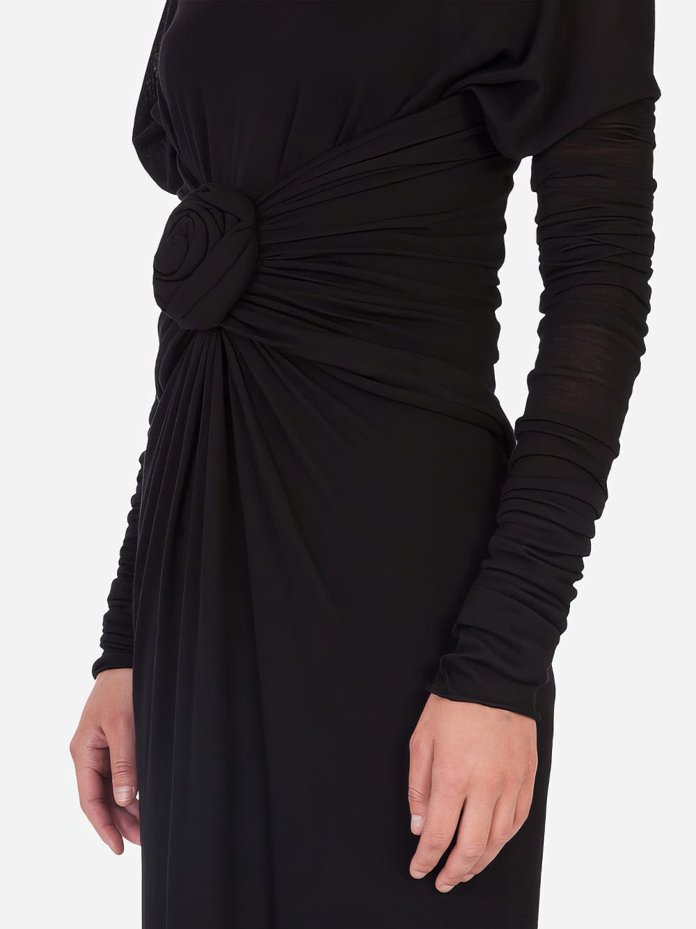 Dolce & Gabbana Front-Tie Midi Dress