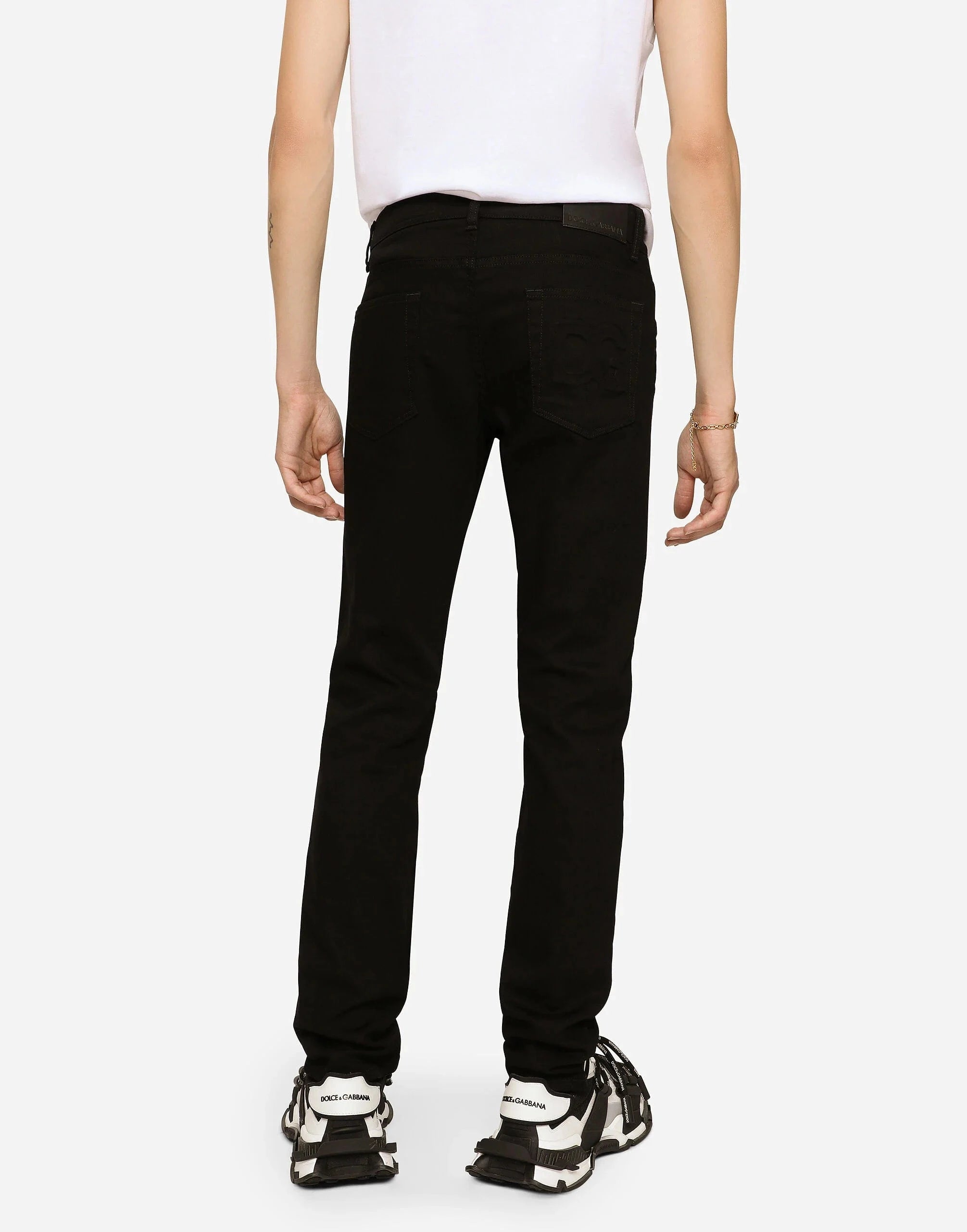 Dolce & Gabbana Black Skinny Stretch Jeans