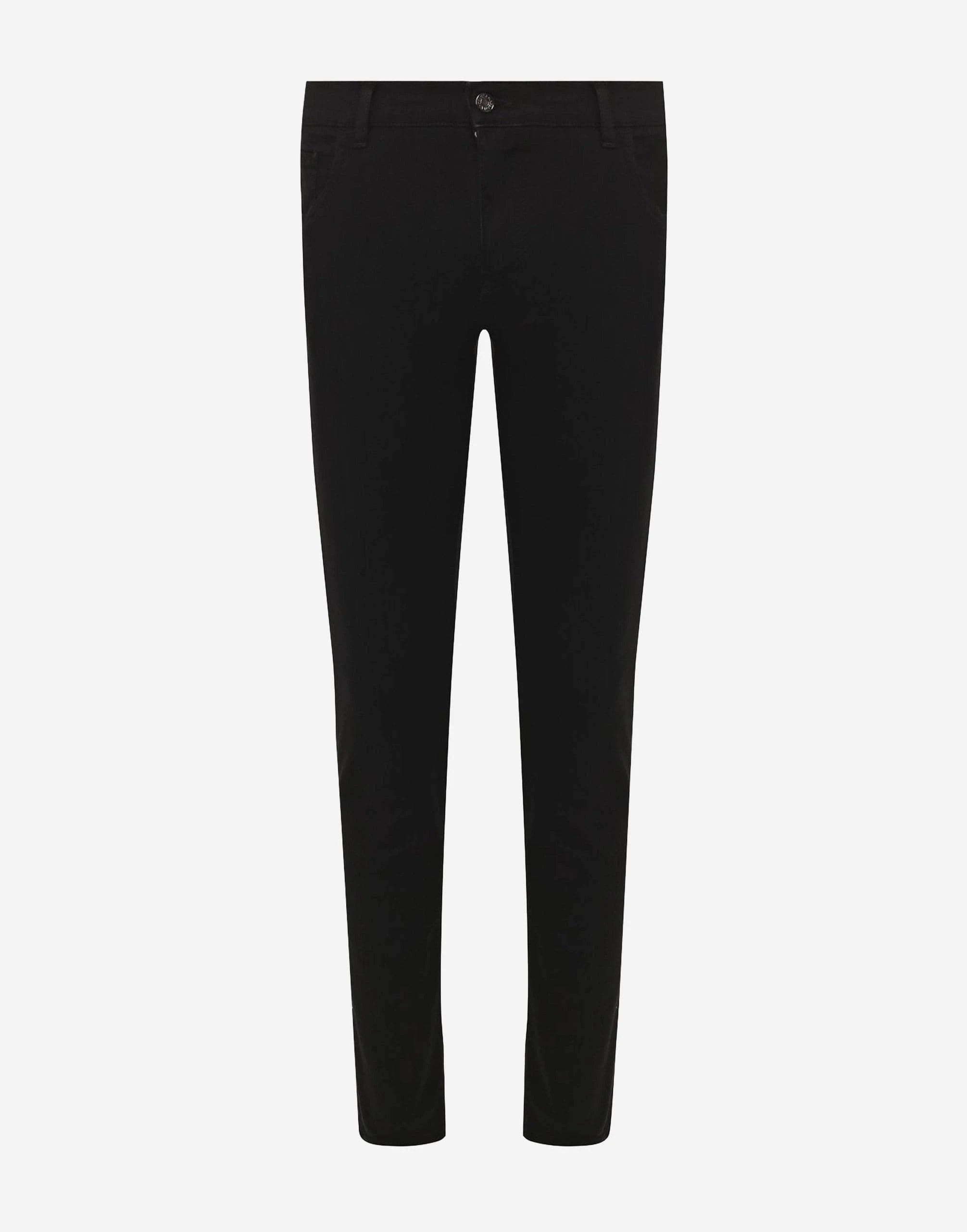 Dolce & Gabbana Black Slim-Fit Denim Jeans