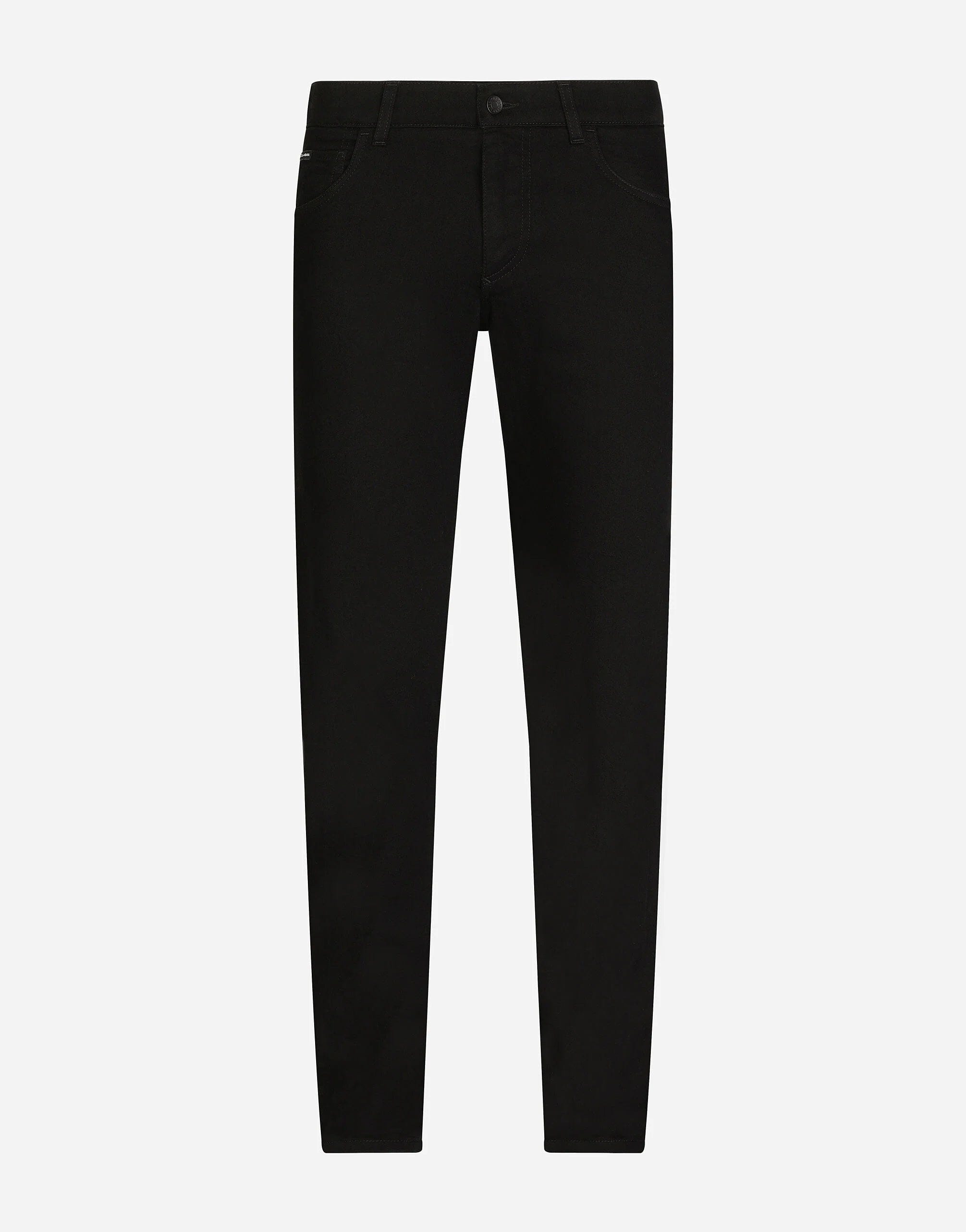 Jeans estiramientos negros de ajuste delgado