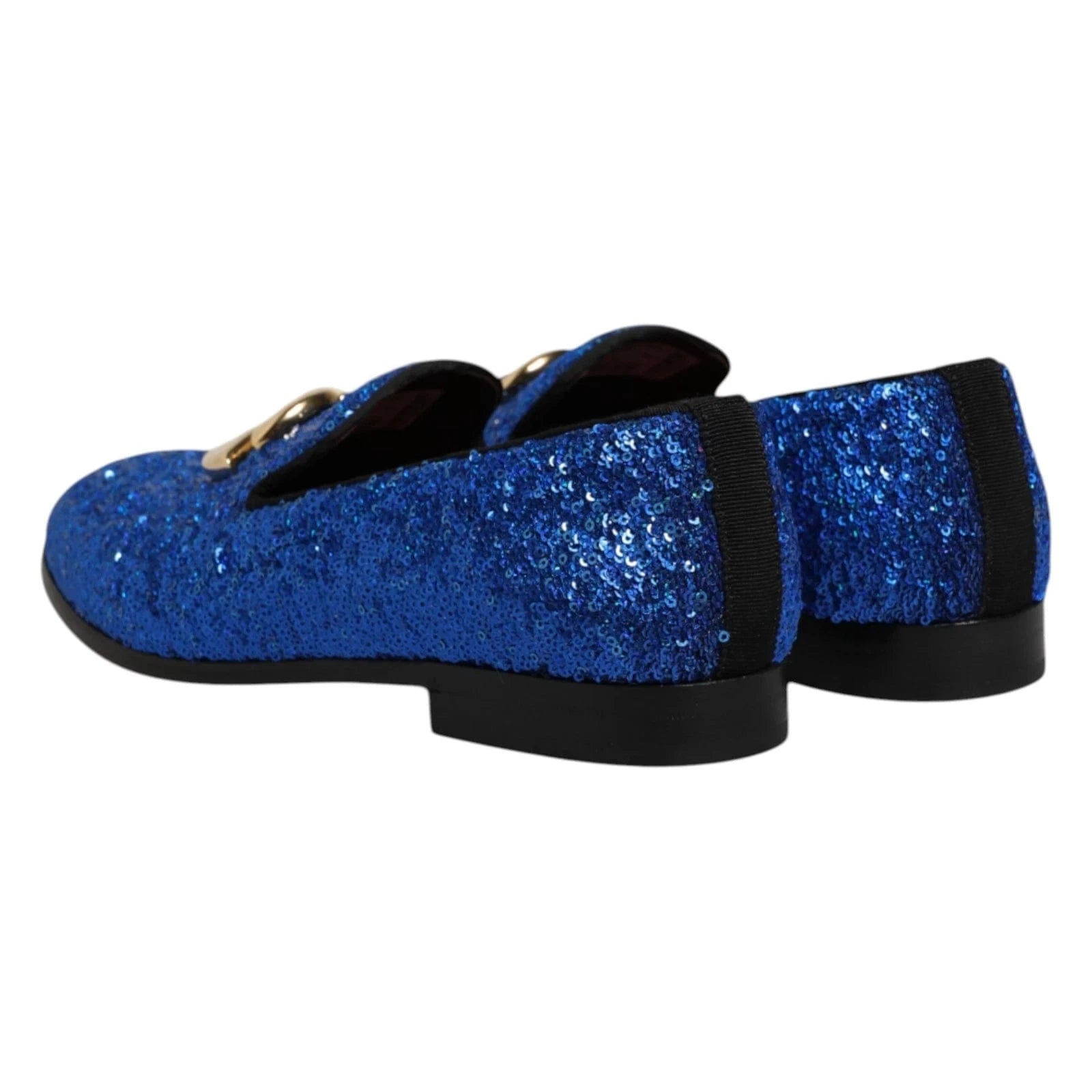 Dolce Gabbana Blue Sequined Loafers Sendegaro ZA
